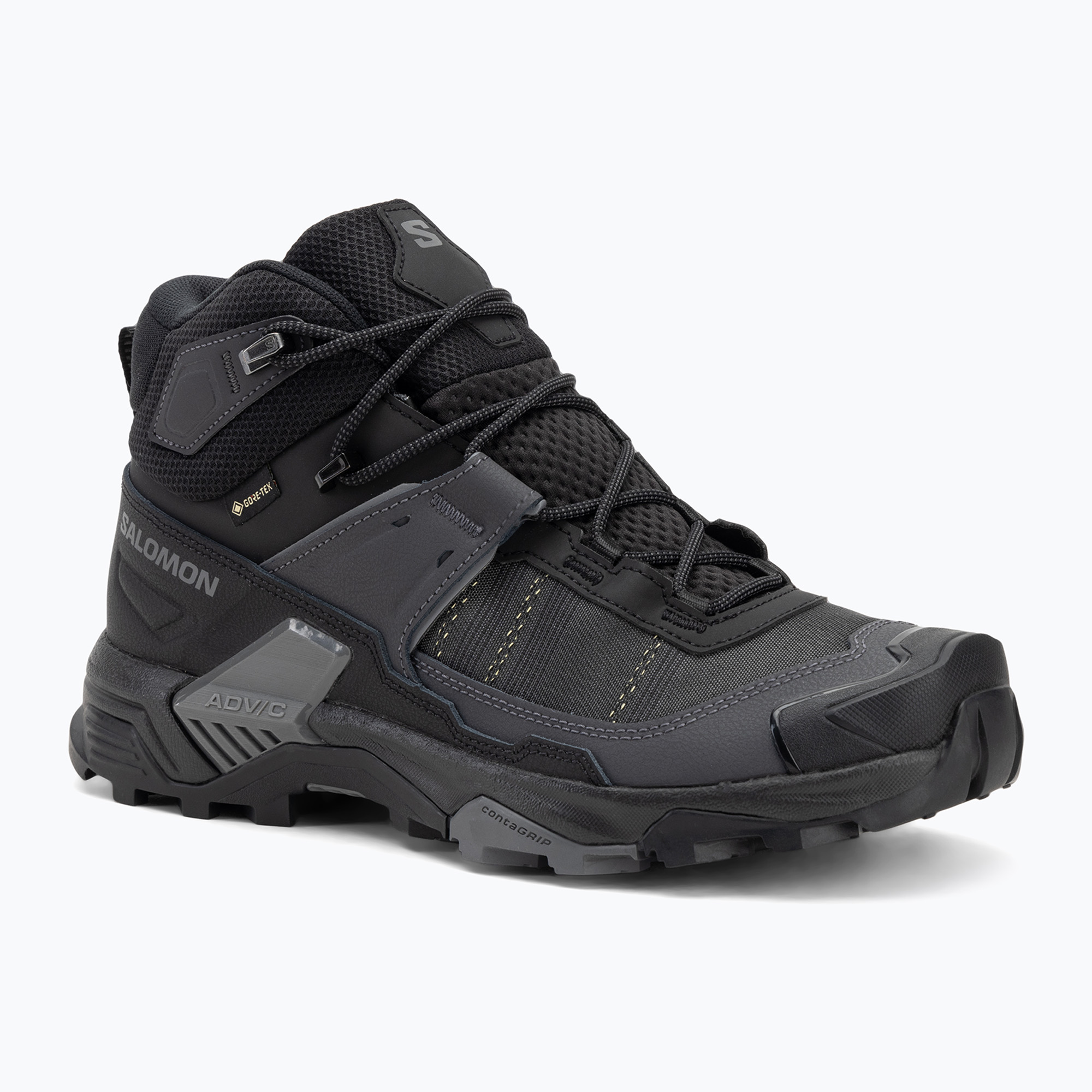 Scarponi da trekking da uomo Salomon X Ultra 5 MID GTX nero / asfalto / castlerock (45 1/3 EU) (X Ultra 5 MID GTX L47754200)