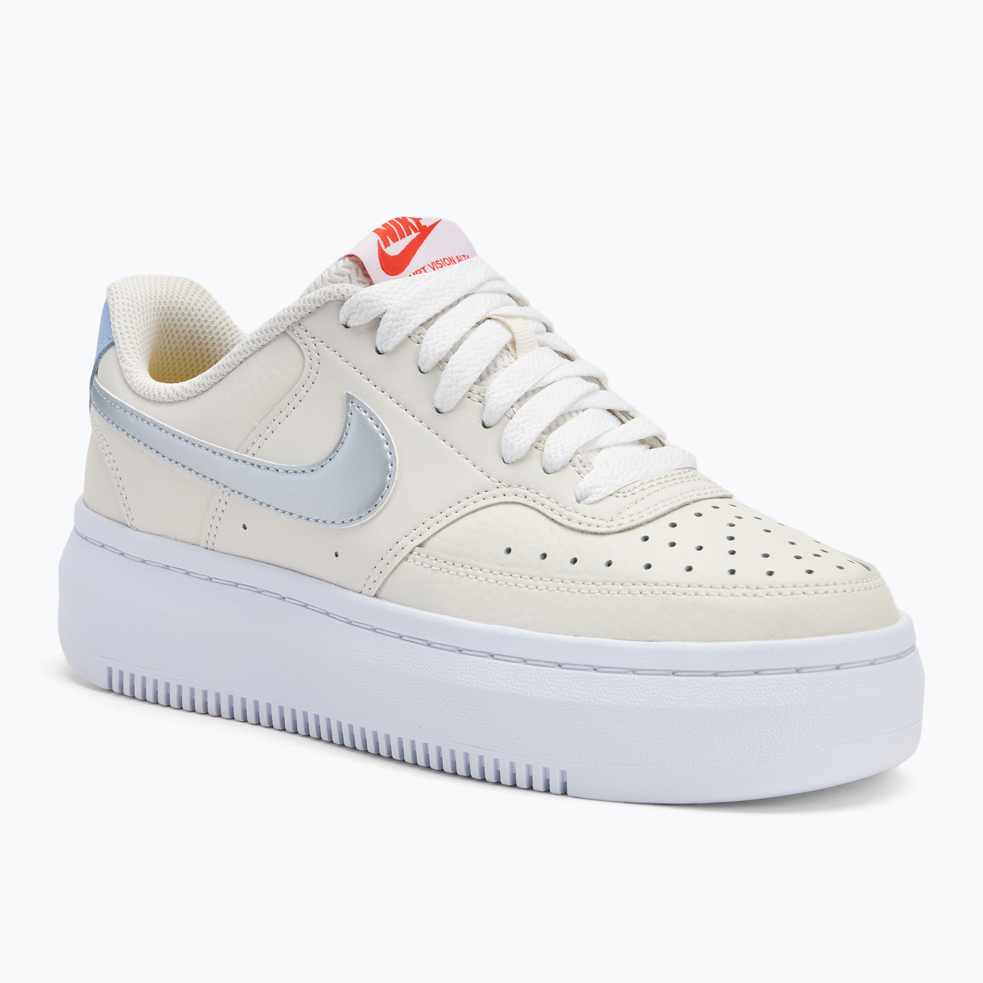 Nike Court Vision Alta scarpe da donna phantom/light marine/bianco/grigio calcio (40.5 EU) (Court Vision Alta DV2176-001)
