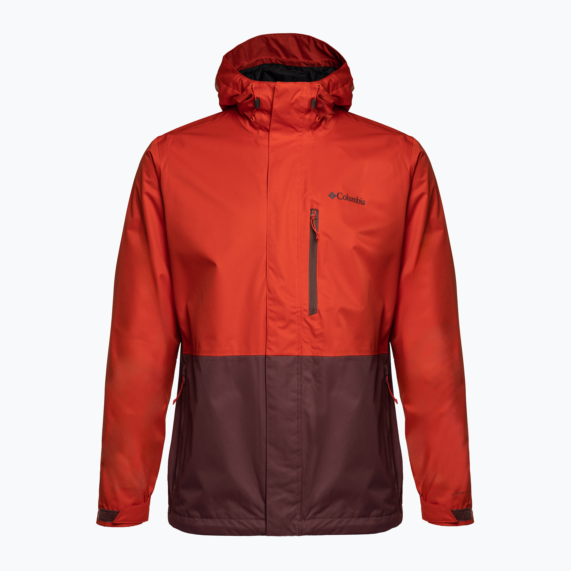 Giacca antipioggia Columbia Hikebound da uomo, color uvetta chiara e piccante (L) (Hikebound 1988621839)