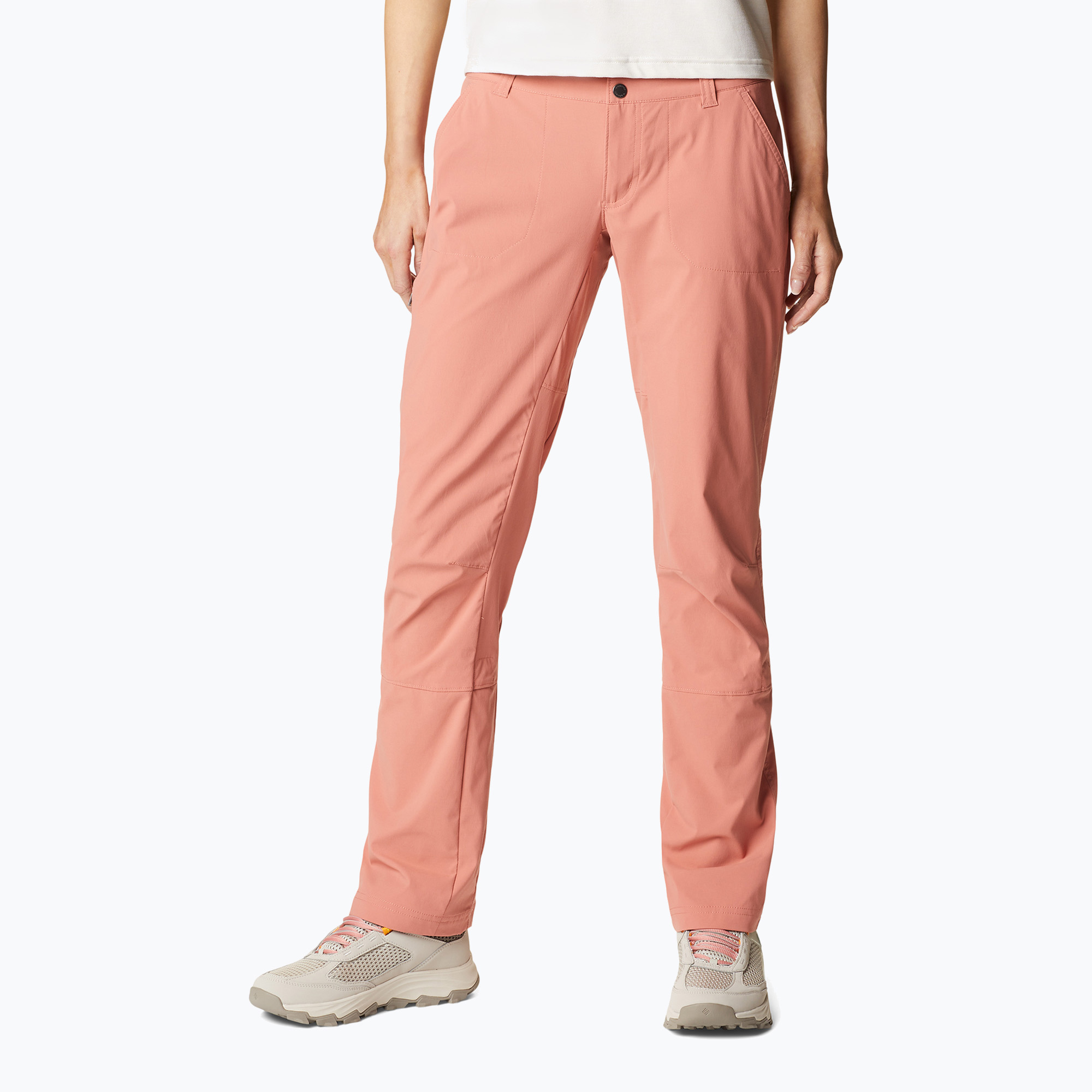 Pantaloni da trekking Columbia Saturday Trail EU da donna corallo scuro (4/R) (Saturday Trail EU 2016661639)