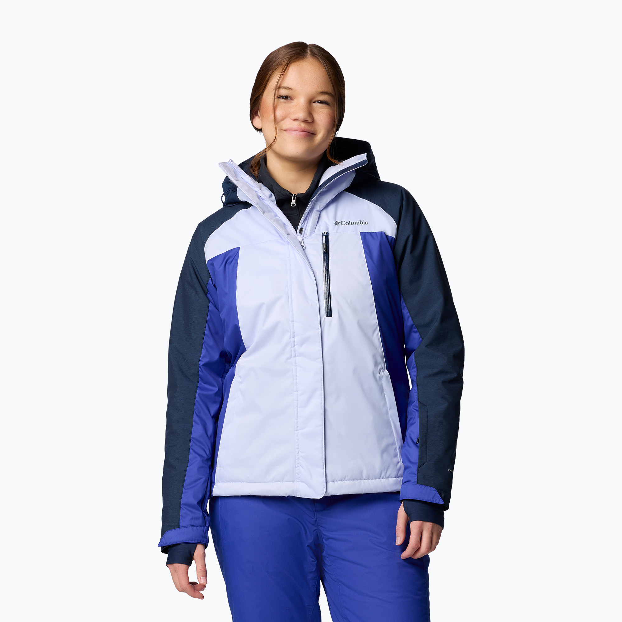Giacca da sci Columbia Snowy Summit Ins snowdrift/clematis blue/coll navy cdye donna (XS) (Snowy Summit Ins 2085901)