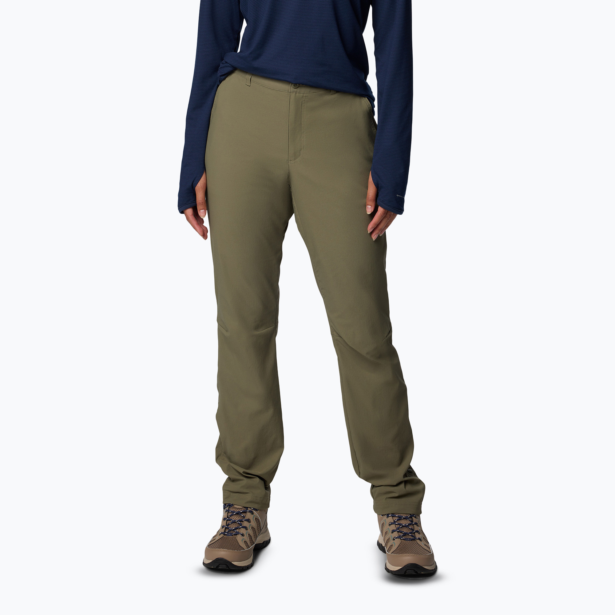 Columbia Leslie Falls - Pantalone da trekking da donna II - verde pietra (4) (Leslie Falls Pant II 2087083397)