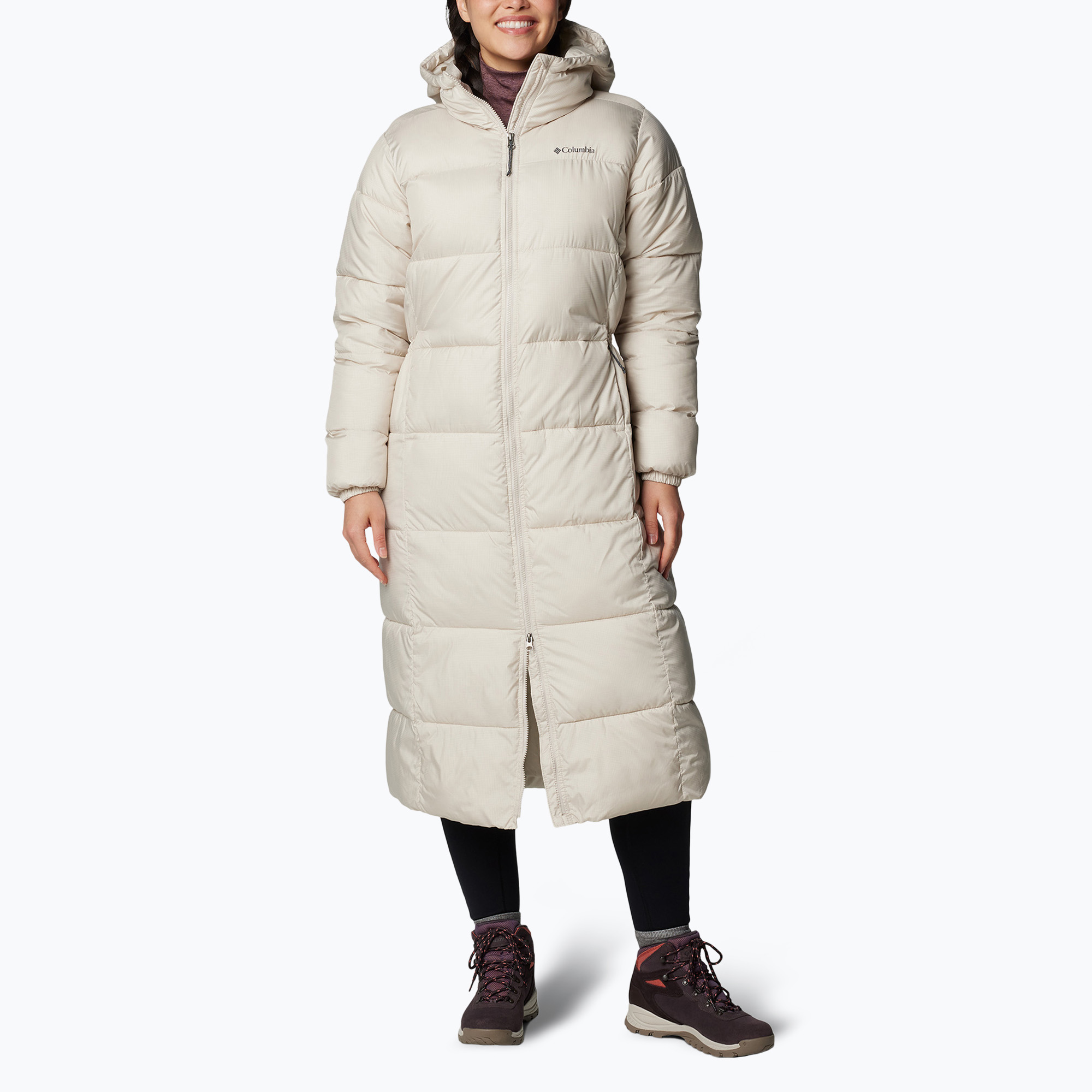 Columbia Puffect II Piumino lungo da donna dark stone (S) (Puffect II Long 2088451278)