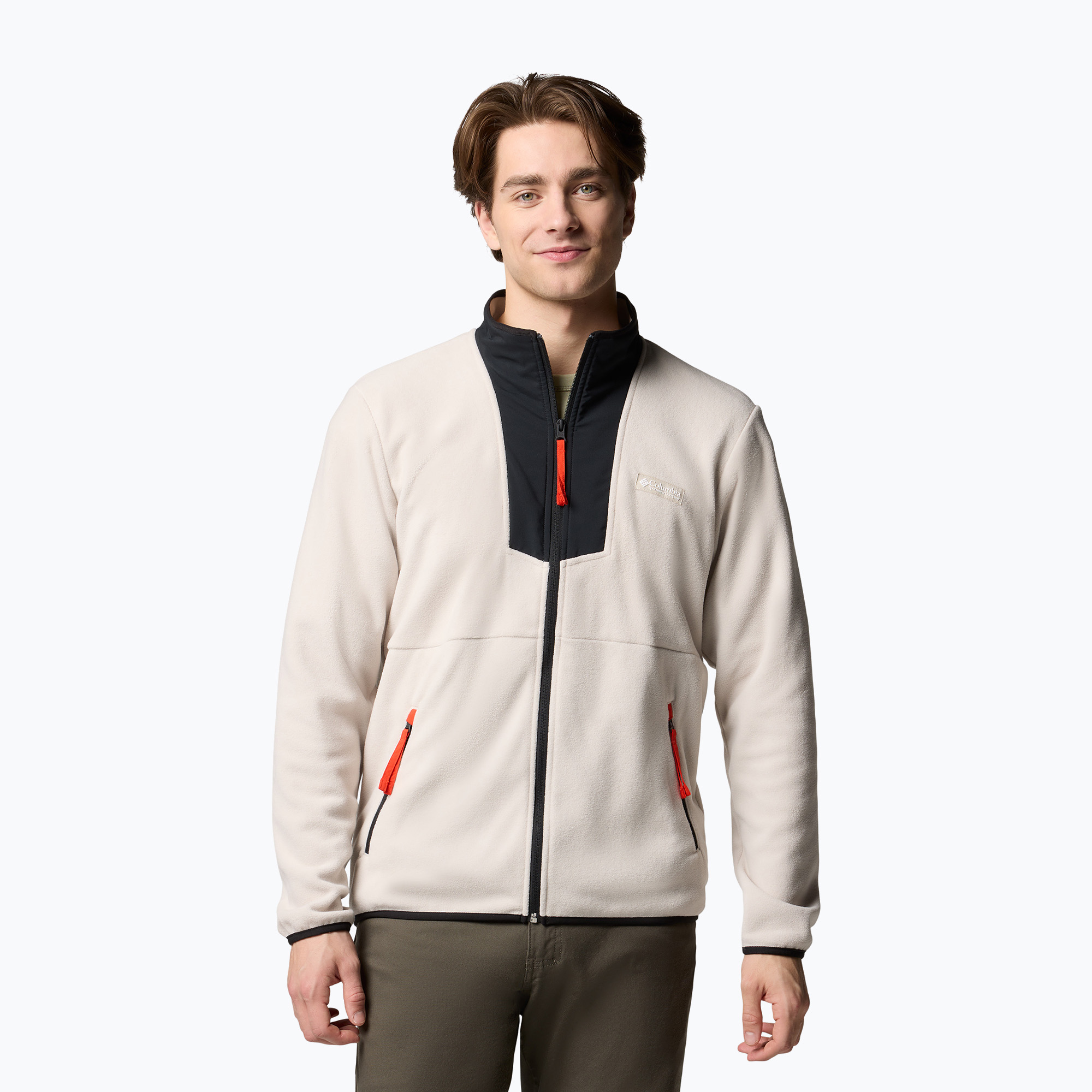 Felpa Columbia Sequoia Grove FZ Fleece uomo pietra scura/nero
