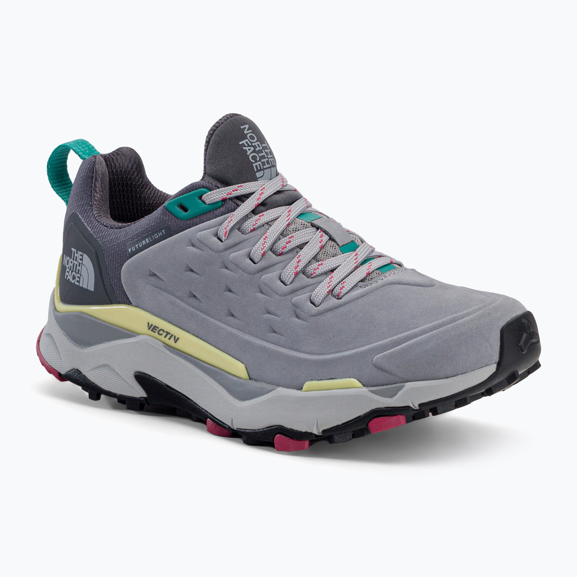 Stivali da trekking da donna The North Face Vectiv Exploris Futurelight Pelle grigio meld/grigio vanadis (36.5 EU) (Vectiv Exploris Mid Futurelight