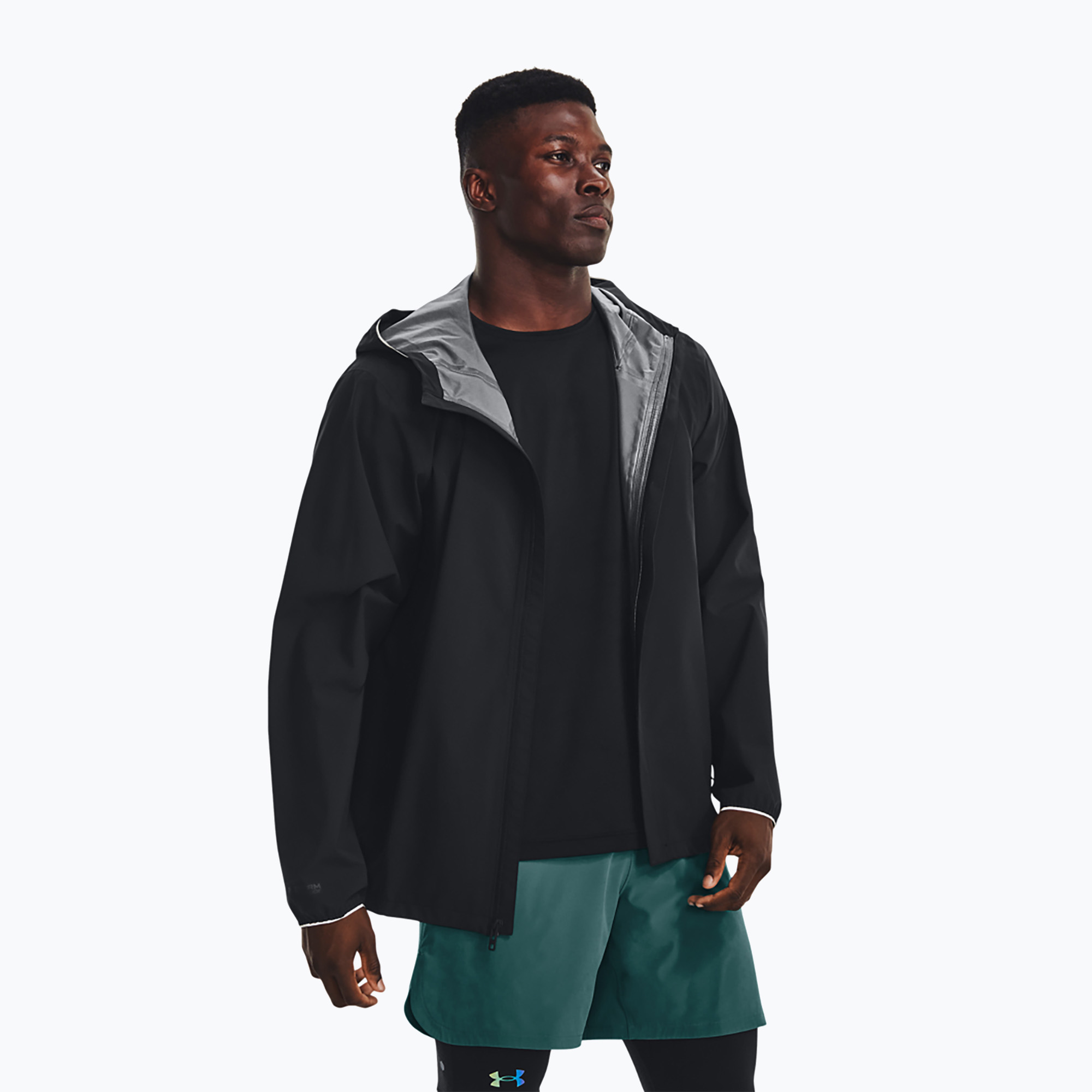 Giacca da allenamento Under Armour Cloudstrike Stretch nera/grigia da uomo (S) (Cloudstrike Stretch 1376066)