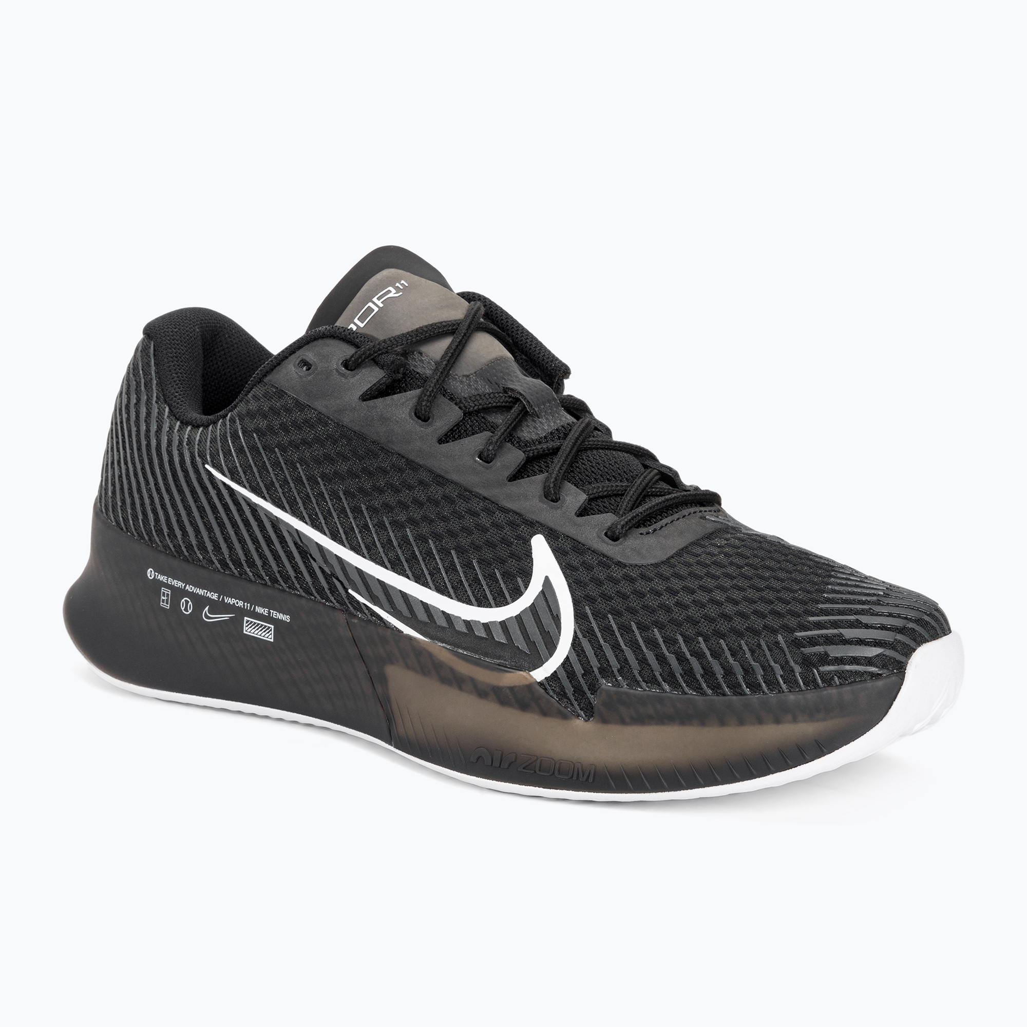 Scarpe da tennis da uomo Nike Air Zoom Vapor 11 nero/antracite/bianco (45 EU) (Air Zoom Vapor 11 DV2014-001)