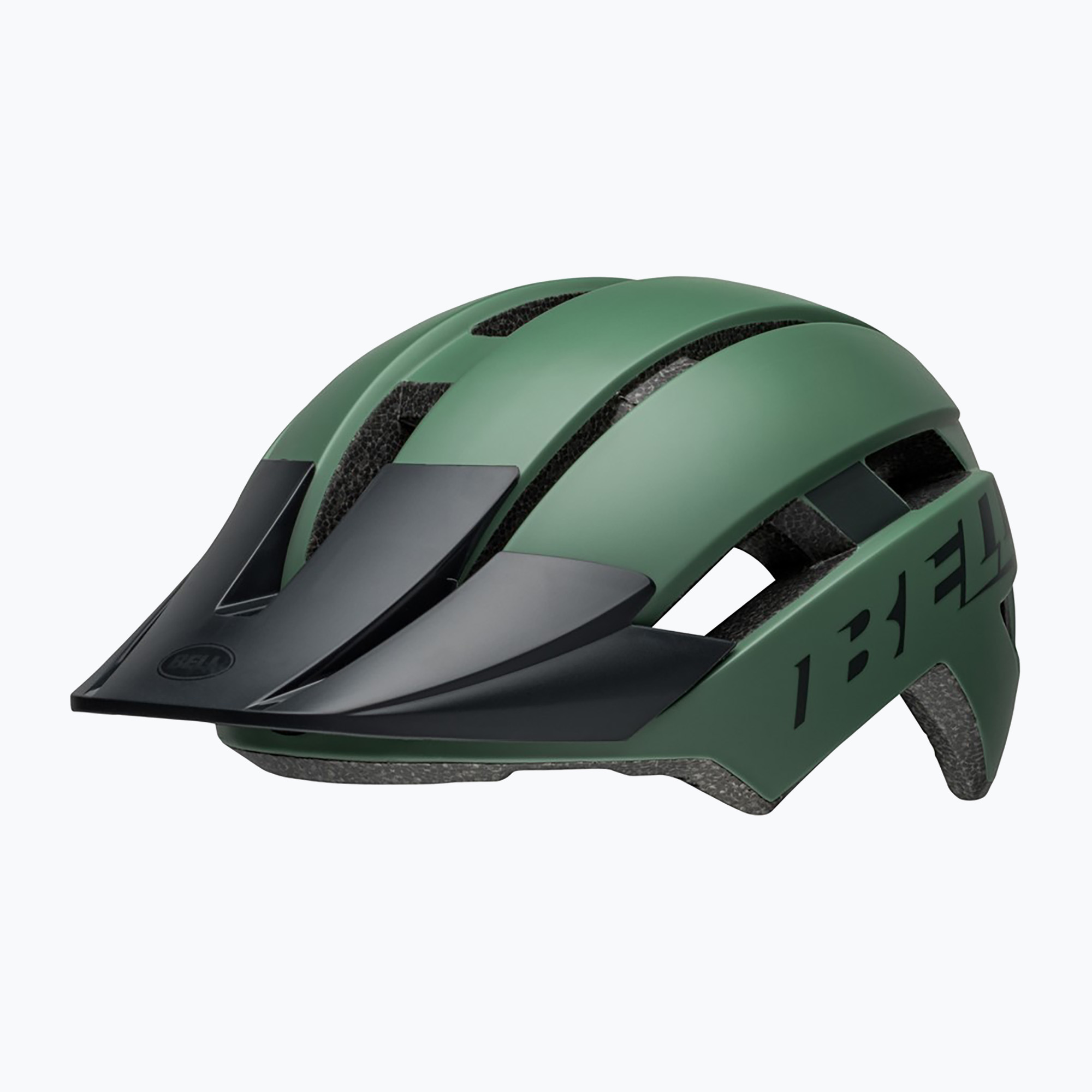 Casco da bici per bambini Bell Sidetrack II verde opaco (50-57 cm) (Sidetrack II Jr BEL-7158325)