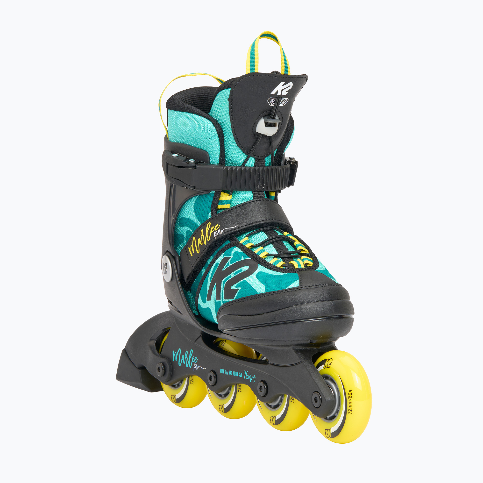 Pattini a rotelle per bambini K2 Marlee Pro verde/giallo (35-40 (L)) (Marlee Pro 30H0500)