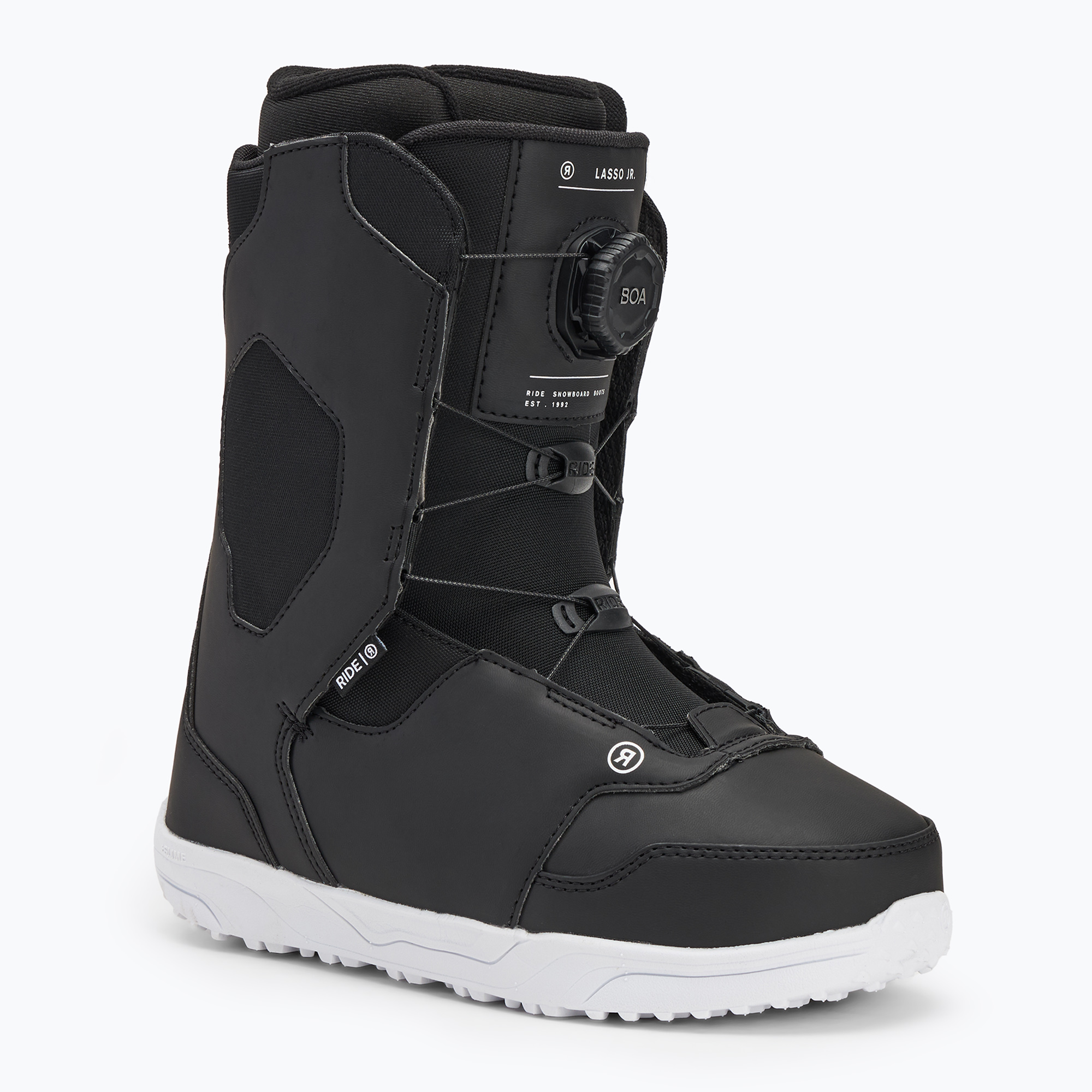 Scarponi da snowboard per bambini RIDE Lasso nero (38 (6 US)) (Lasso 12K2018.1.1)