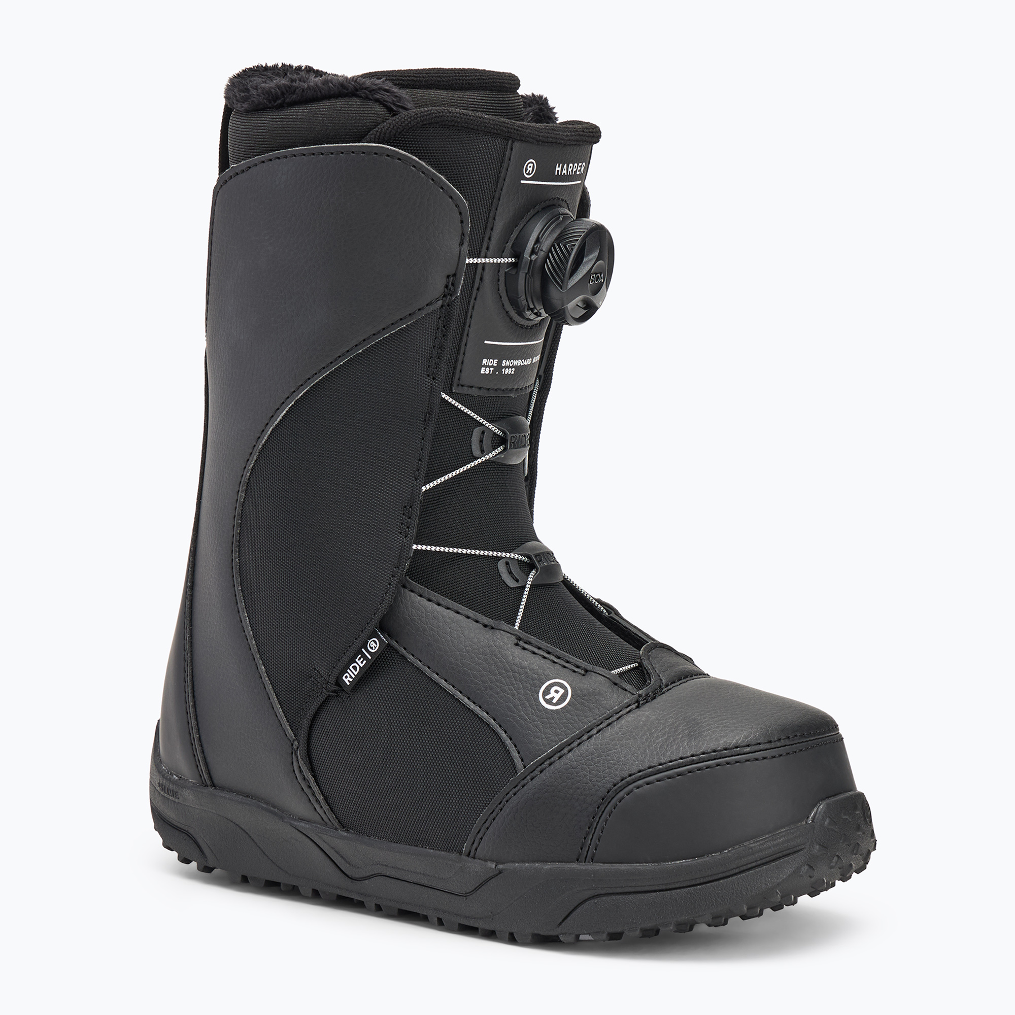 Scarponi da snowboard da donna RIDE Harper nero (40 (8.5 US)) (Harper W 12K2017.1.1.)