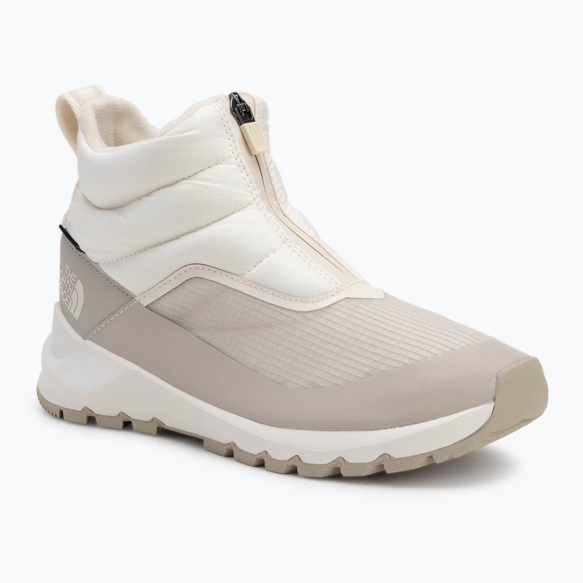 Stivali da neve The North Face donna Thermoball Progressive Zip II Wp gardenia white / silvergrey (40 EU) (Thermoball Progressive Zip II Wp