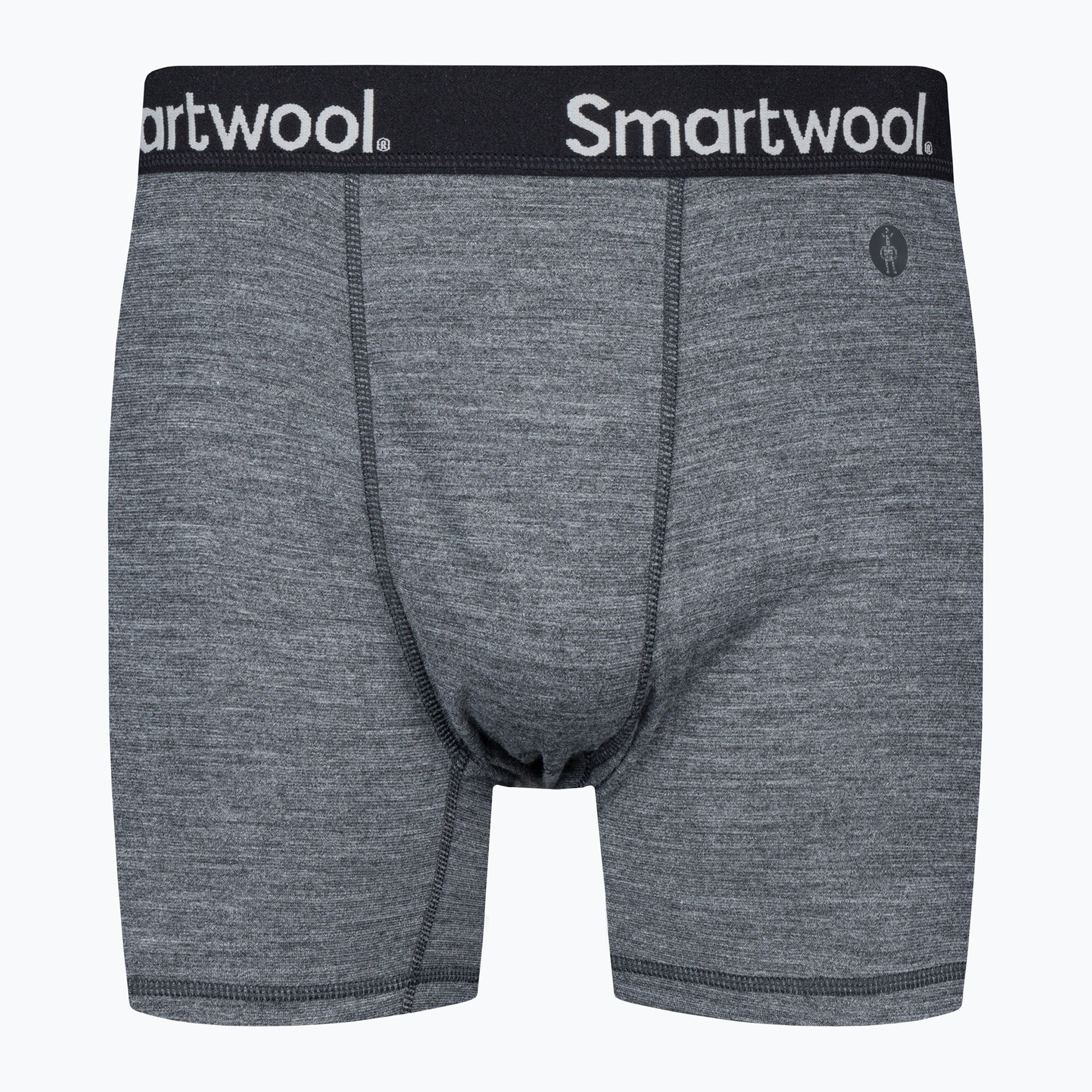Boxer termici Smartwool Brief Boxed da uomo grigio heather medio (S) (Merino Boxer Brief Boxed SW016996084)