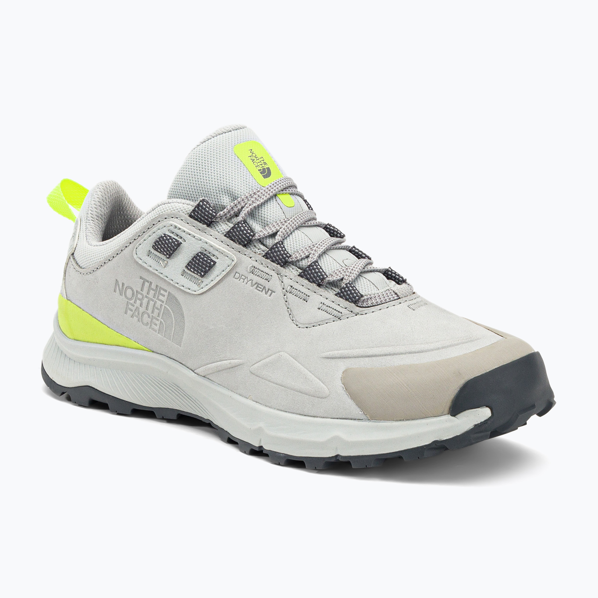 Scarponi da trekking da donna The North Face Cragstone Leather WP grigio stagno/giallo lucido (41.5 EU) (Cragstone Leather WP NF0A818JIIA1)