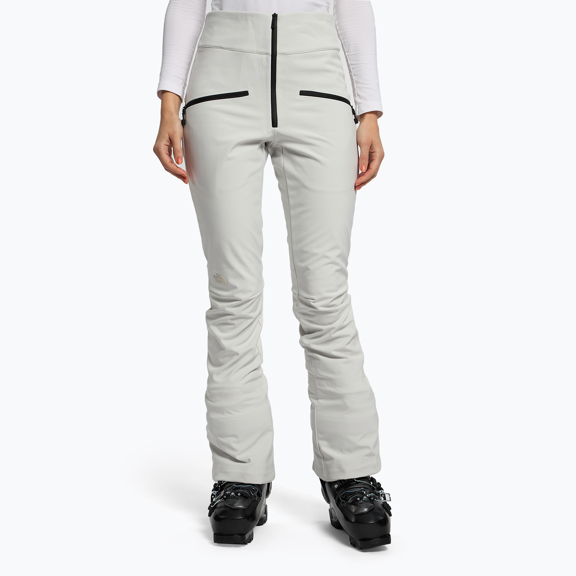 Pantaloni da sci donna The North Face Amry Softshell gardenia bianco (4/R) (Amry Softshell NF0A7UUFN3N1)
