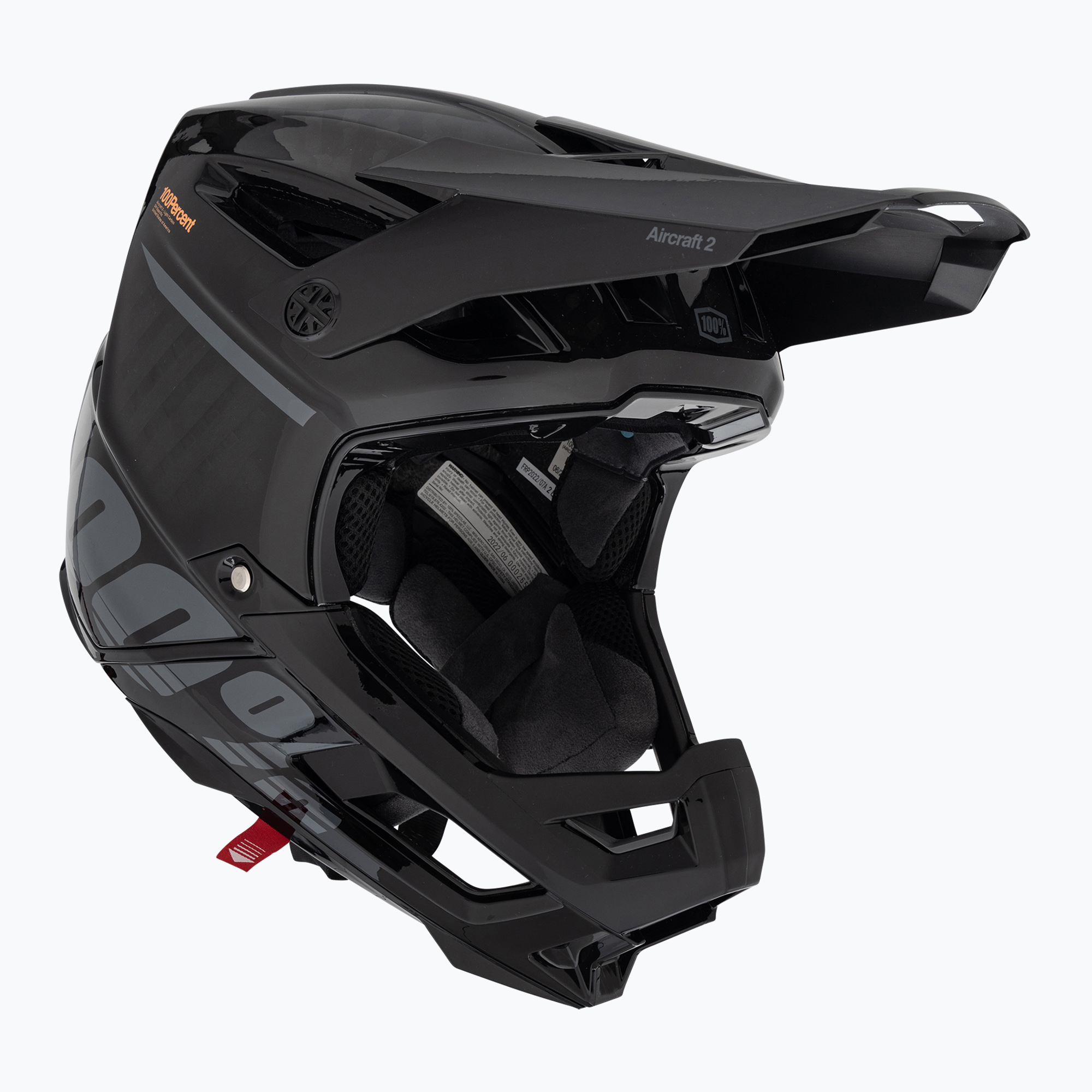 Casco da bici 100% Aircraft 2 nero (61-62 cm (XL)) (Aircraft 2 80002-00002)