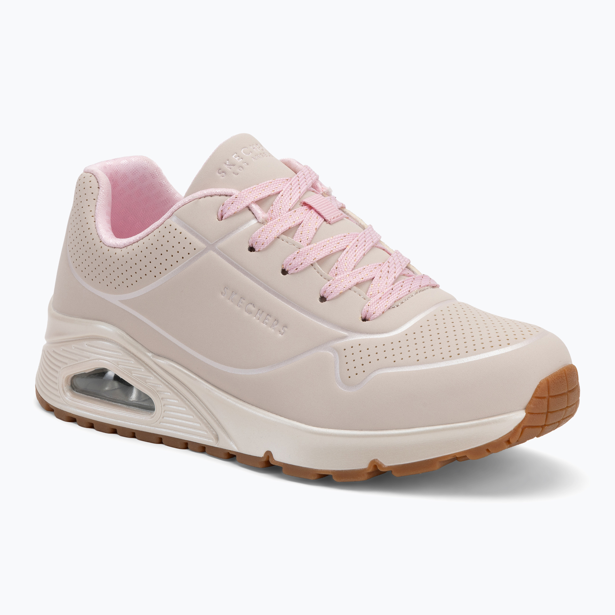 SKECHERS Uno Gen1 Cool Heels scarpe da bambino rosa chiaro (35.5 EU) (Uno Gen1 Cool Heels 310538L LTPK)