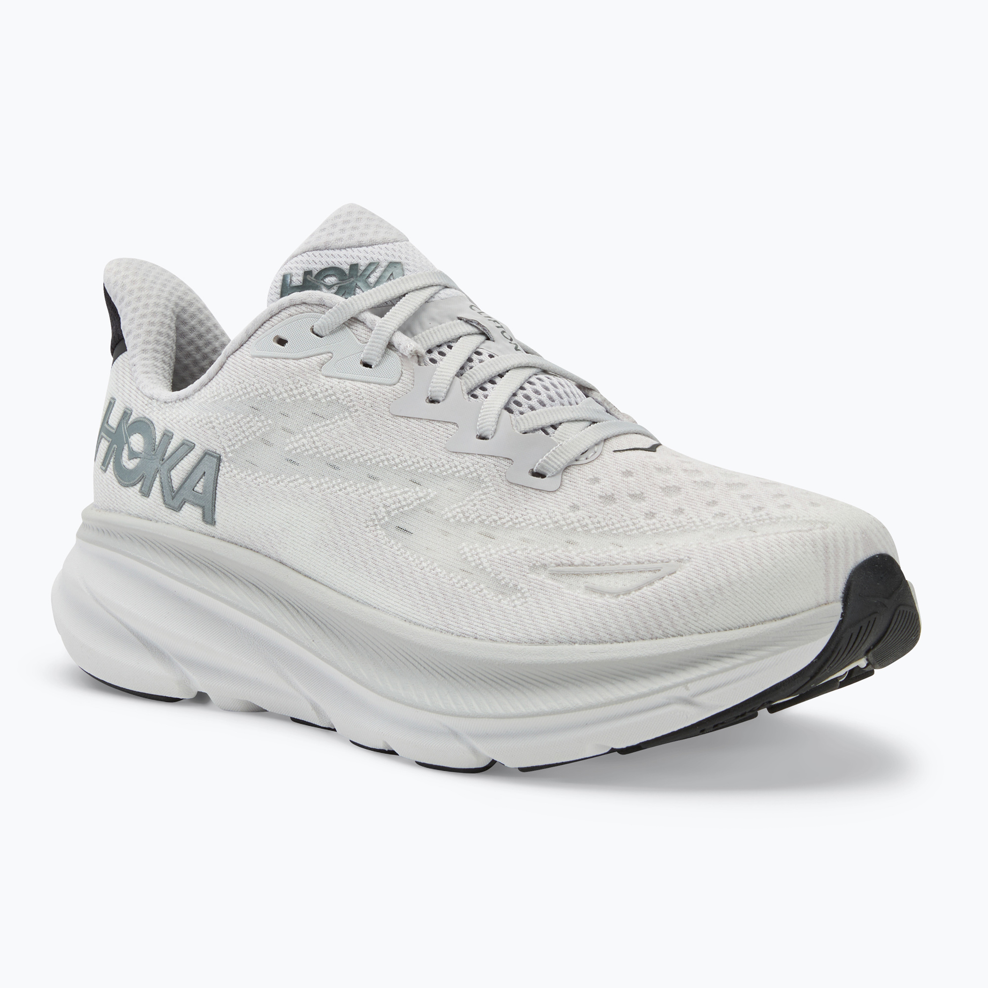 HOKA Clifton 9 nimbus cloud/lana d'acciaio scarpe da corsa da uomo (47 1/3 EU) (Clifton 9 1127895-NCSW)