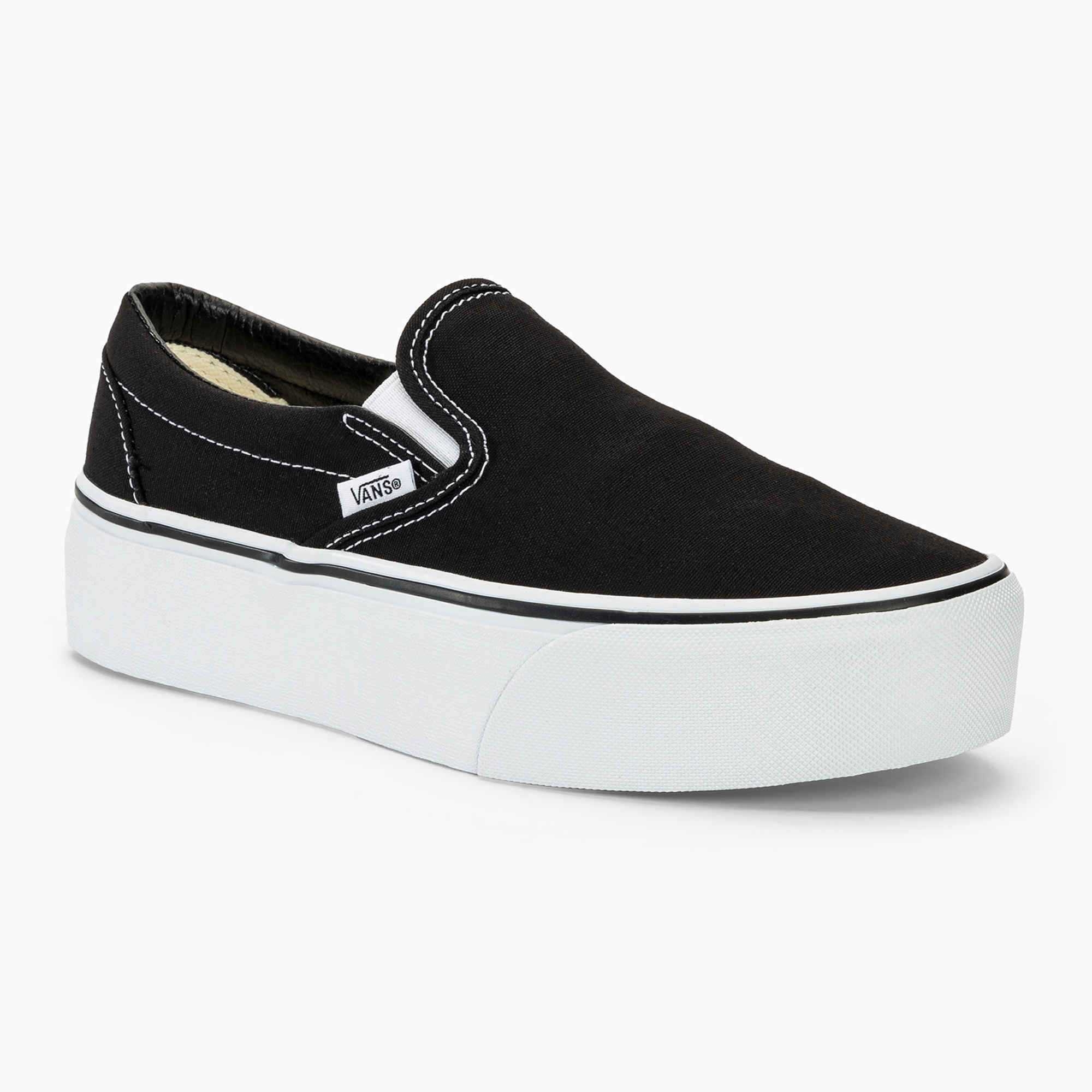 Vans UA Classic Slip-On Stackform scarpe nere/bianco autentico (40.5 EU) (UA Classic Slip-On Stackform VN0A7Q5RBMX1)