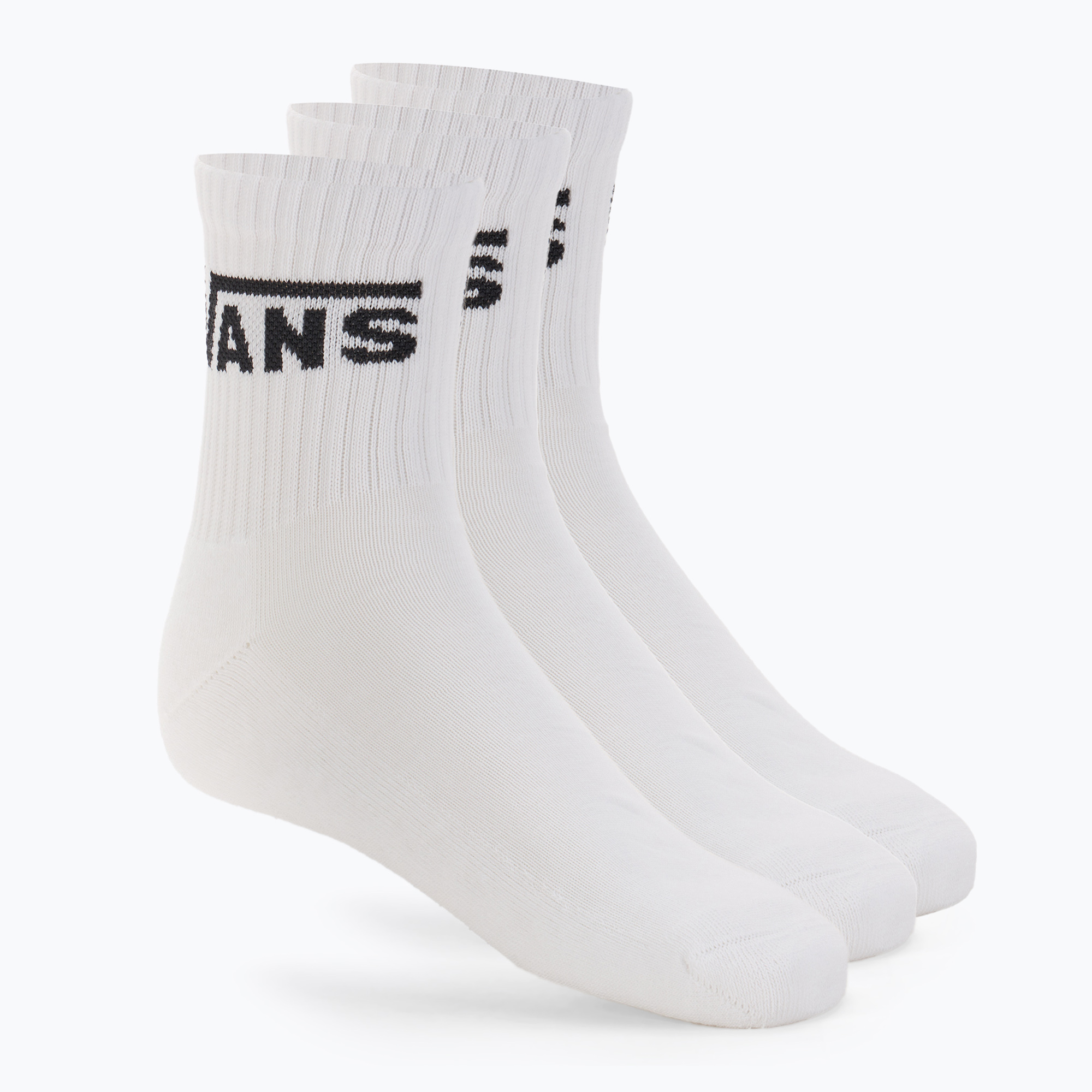 Vans Classic Half Crew calze da uomo 3 paia bianco (38.5-42 EU) (Classic Half Crew VN000BHXWHT1)