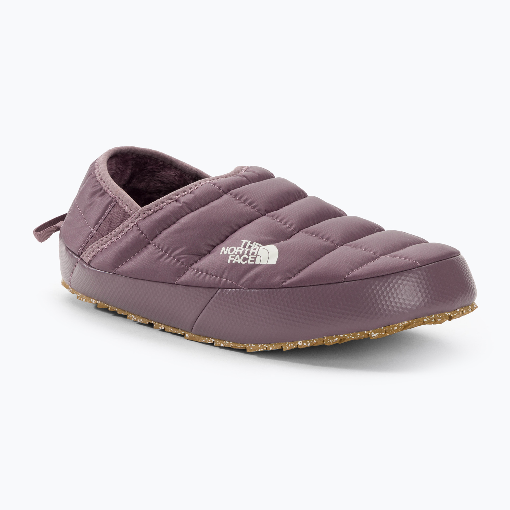 Pantofole da donna The North Face Thermoball Traction Mule V grigio fulvo/bianco gardenia (37 EU) (Thermoball Traction Mule V NF0A3V1HOH41)