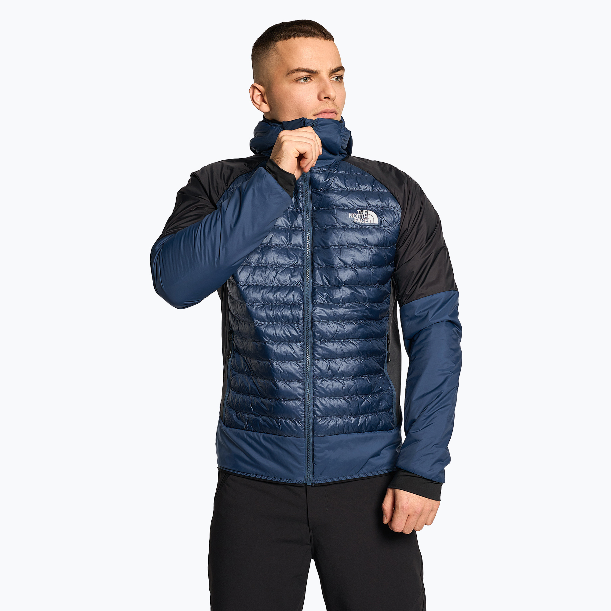 Giacca The North Face Macugnaga Hybrid Insulation uomo blu scuro/nero/grigio asfalto (L) (Macugnaga Hybrid Insulation NF0A851X)