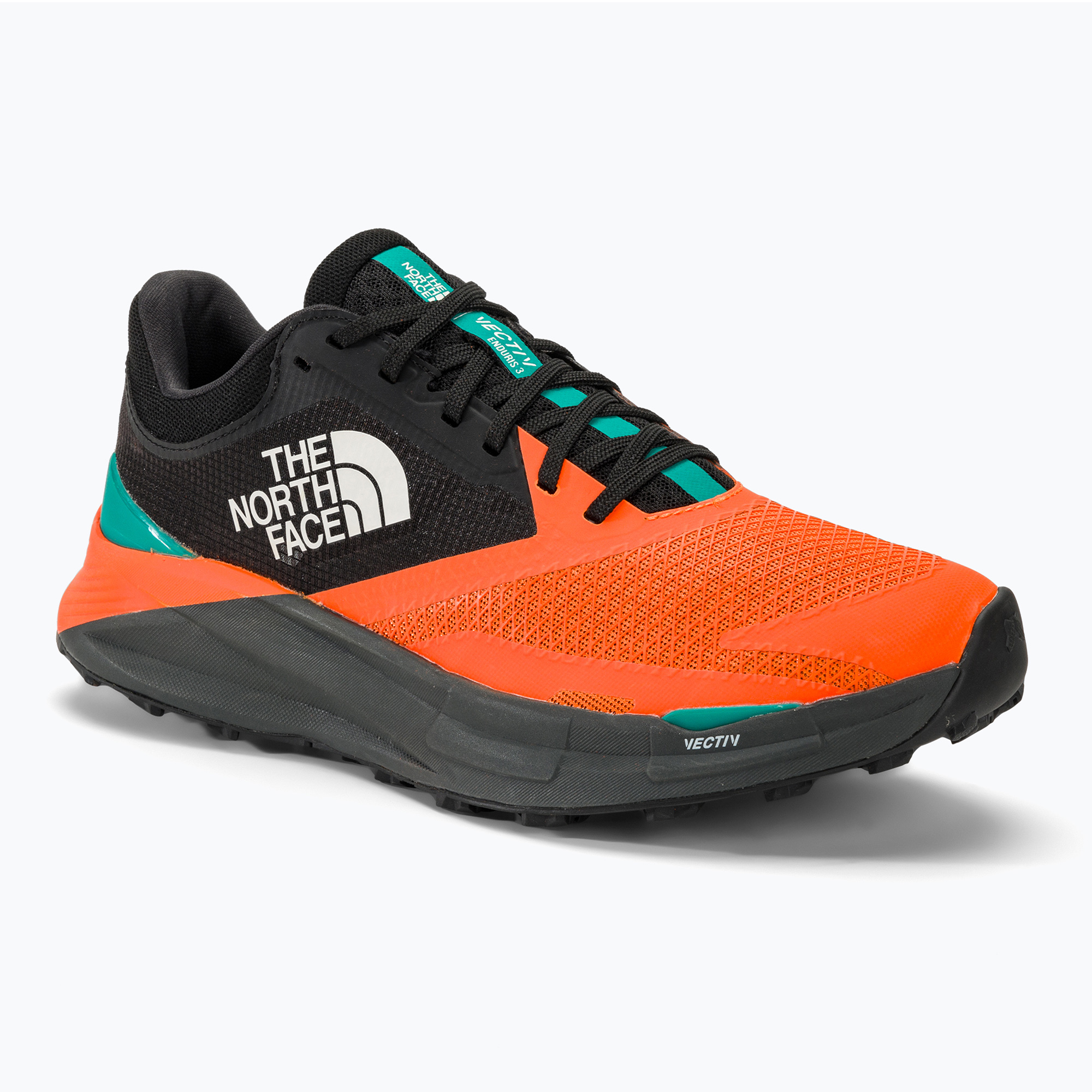 Scarpe da corsa da uomo The North Face Vectiv Enduris 3 power orange/nero (45.5 EU) (Vectiv Enduris 3 NF0A7W5OX9J1)