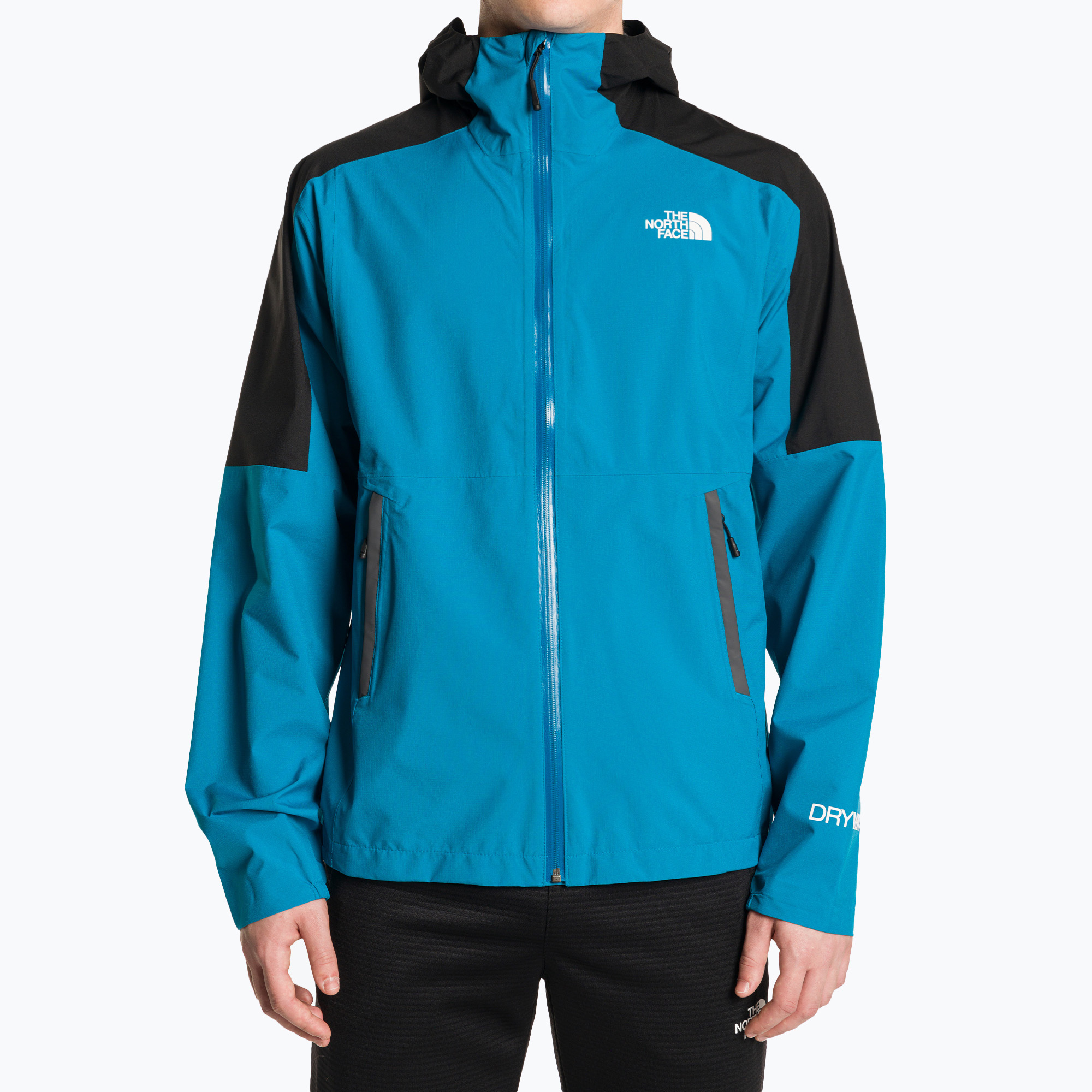 Giacca da pioggia da uomo The North Face Sheltered Creek 2,5 L blu adriatico/nero (S) (Sheltered Creek NF0A880XUID1)