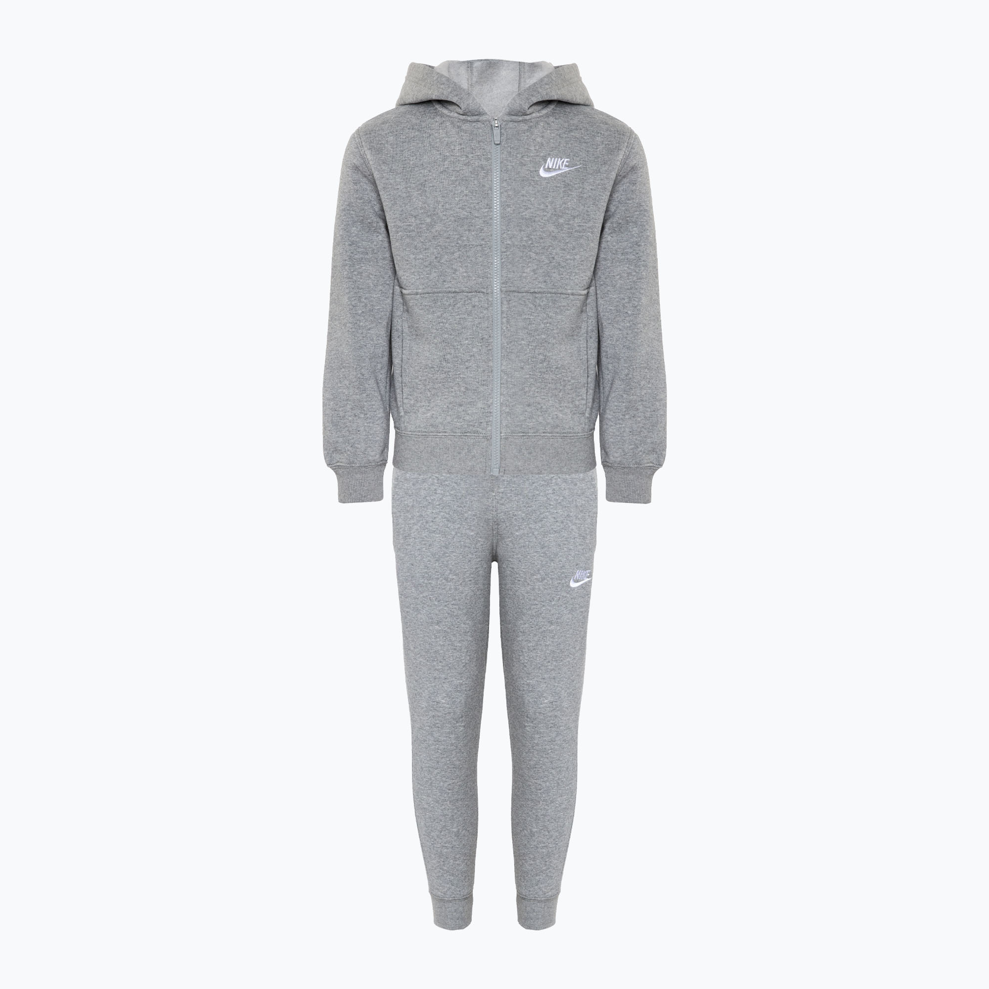Tuta Nike Sportswear grigio scuro erica/bianco da bambino (S) (Sportswear FD3114-063)