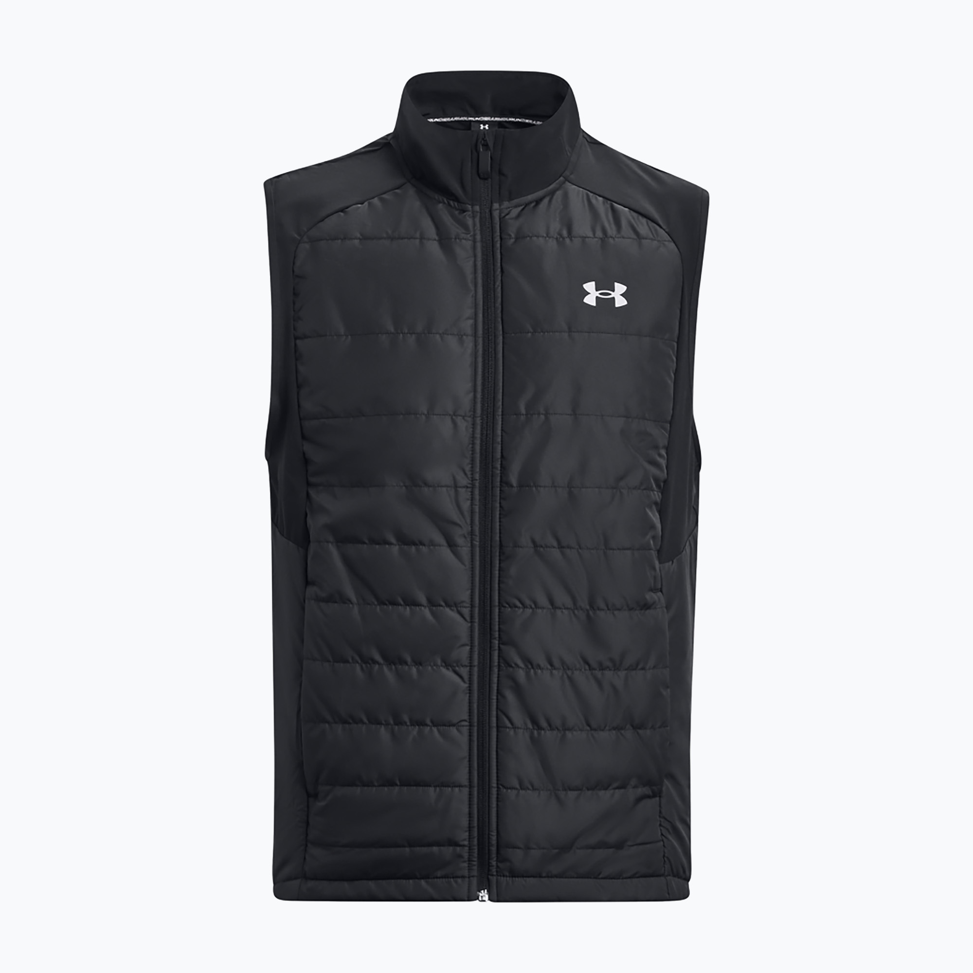 Gilet da corsa Under Armour Storm Session Uomo nero/riflettente (S) (Storm Session Run Vest 1378499-001)