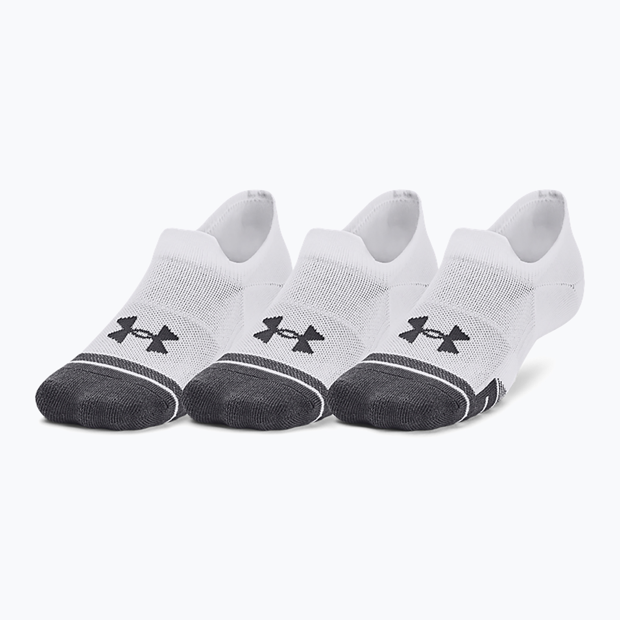 Calzini Under Armour Performance Tech Ultra Low 3 paia bianco/bianco/grigio (L) (Performance Tech Ultra Low 1379502-100)