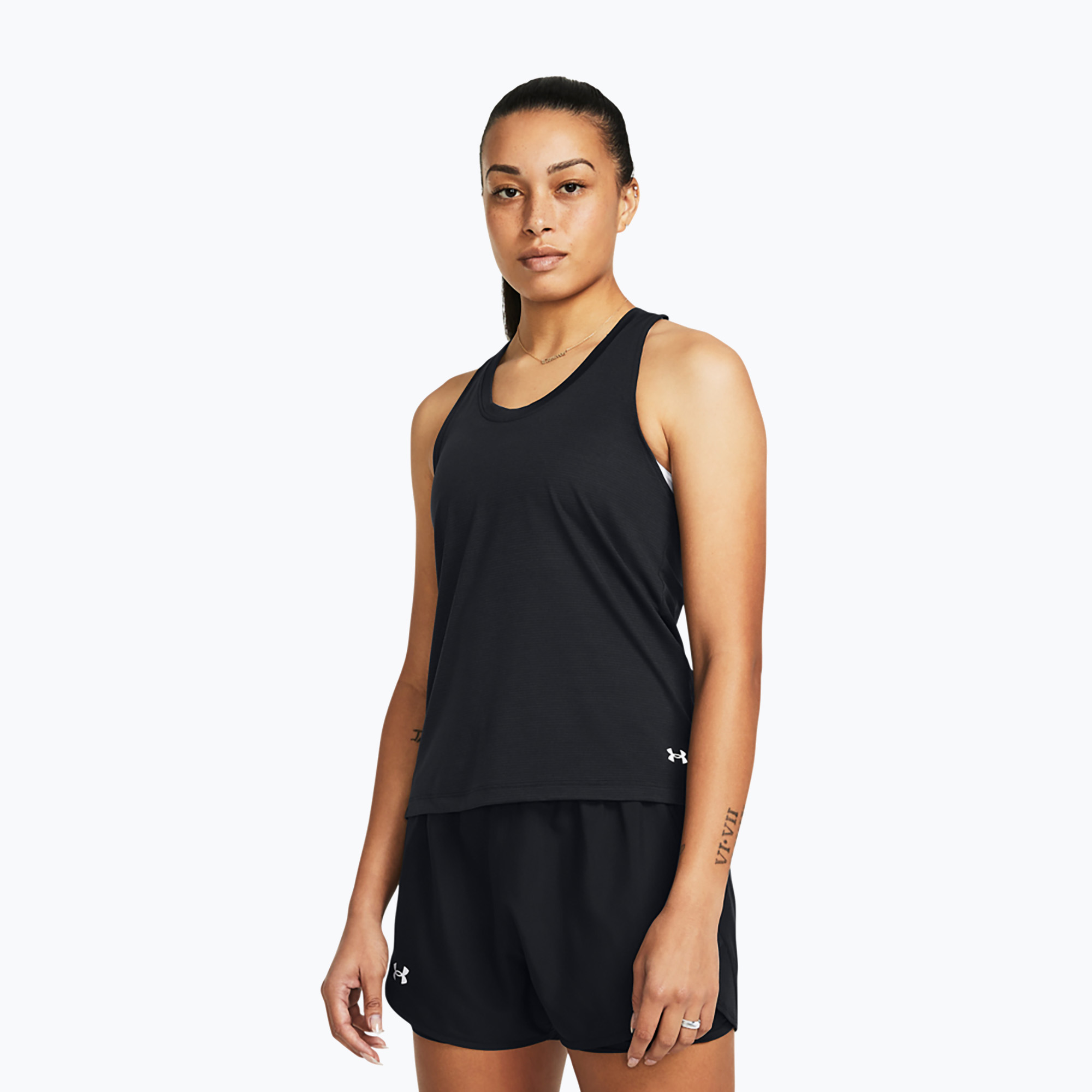 Under Armour Launch Singlet nero/riflettente canotta da corsa da donna (S) (Launch Singlet 1382436-001)