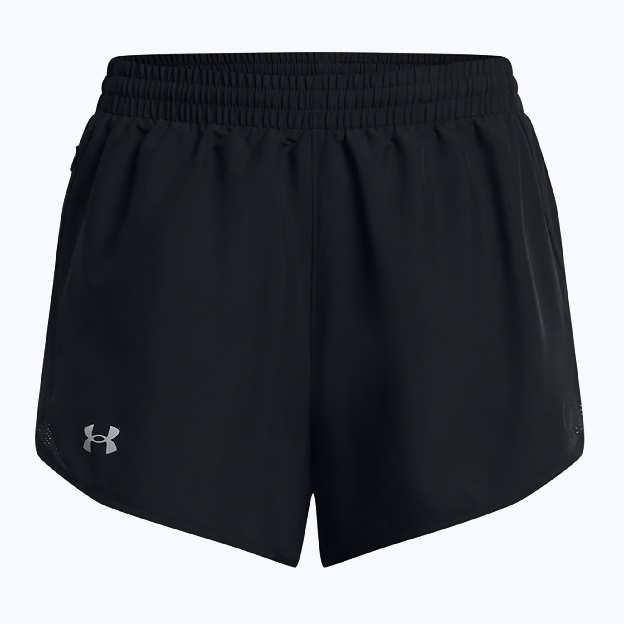 Pantaloncini da corsa Under Armour Fly By 3" donna nero/nero/riflettente (L) (Fly By 3" 1382438-001)