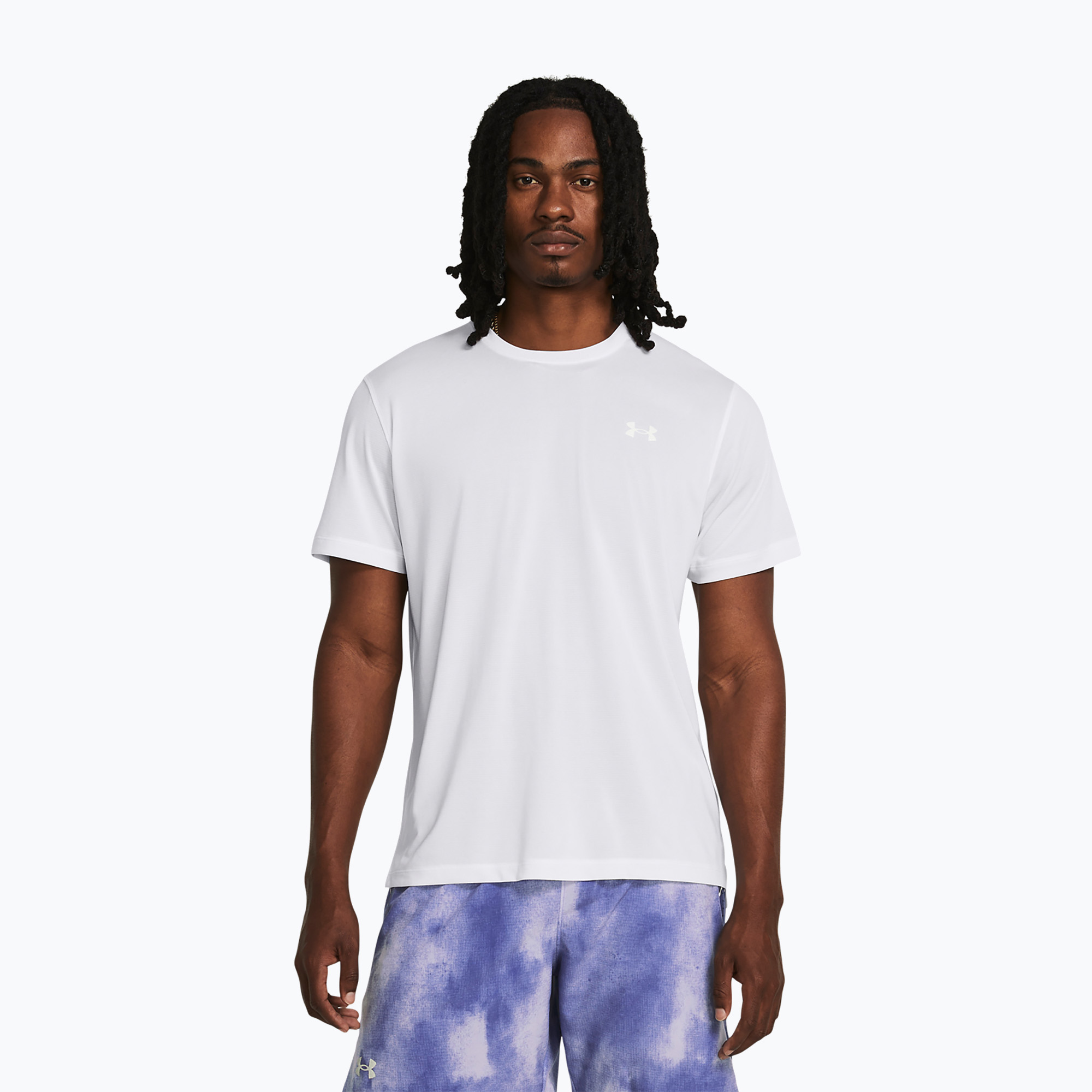 Maglietta da corsa Under Armour Streaker bianca/riflettente per uomo (XL) (UA Launch 1382582-100)