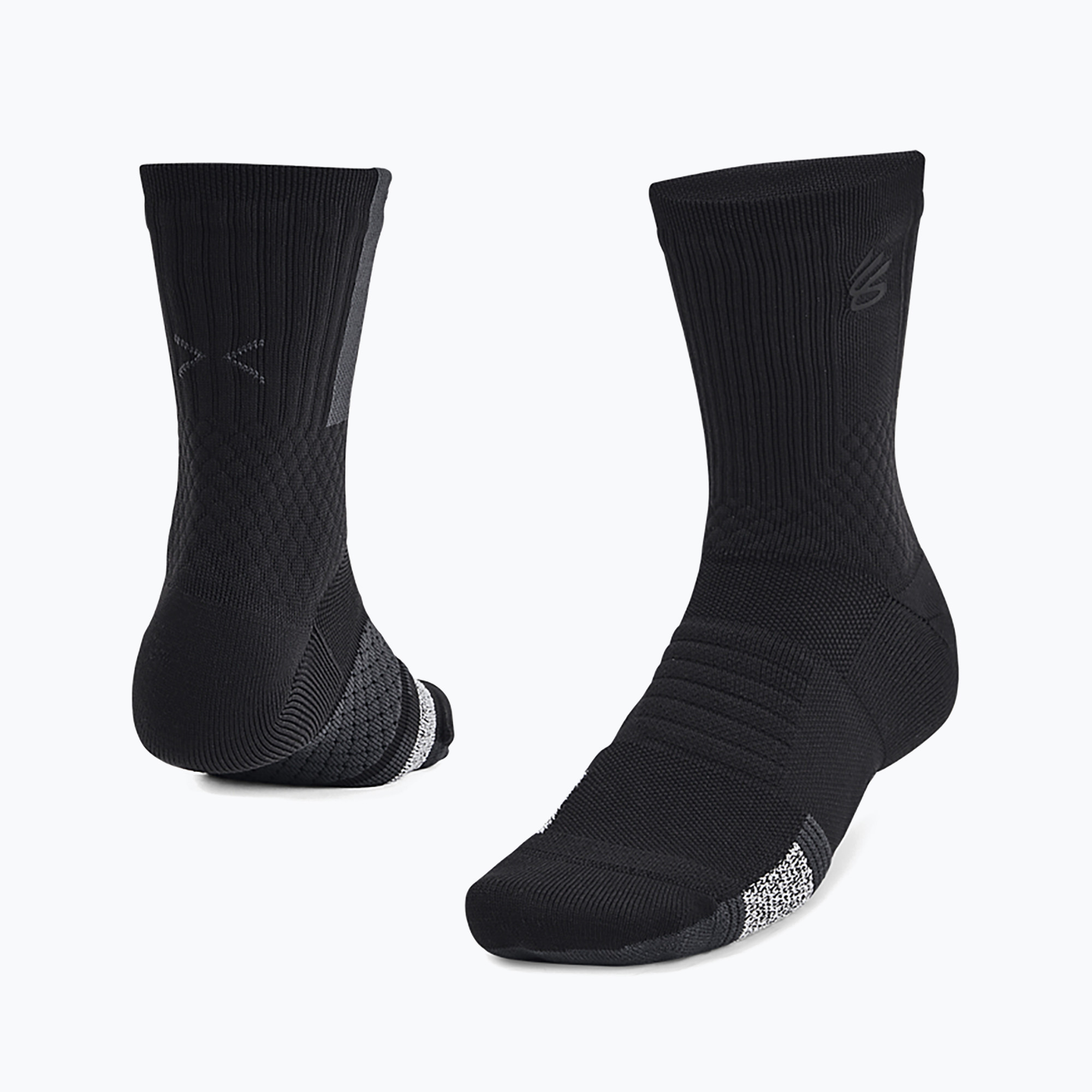 Under Armour Curry AD Playmaker 1P Mid nero/antracite/nero calze da uomo (M) (Curry AD Playmaker 1P Mid 1376231-002)