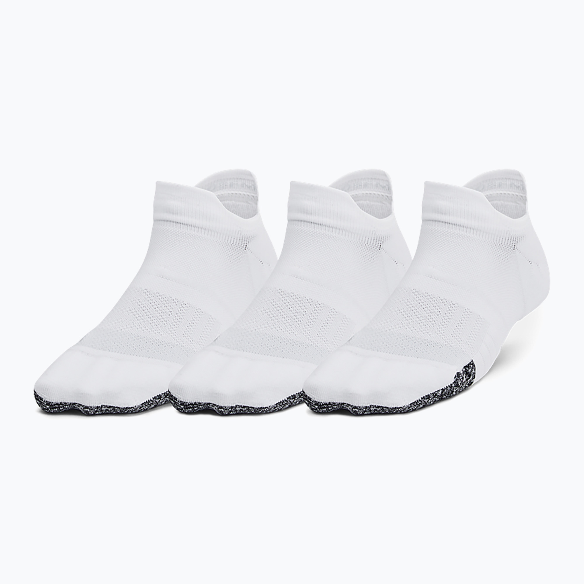 Calze da allenamento Under Armour da donna Breathe NS Tab 3 Pack bianco/bianco/grigio alo. (Breathe NS Tab 3 Pack 1387052-100)