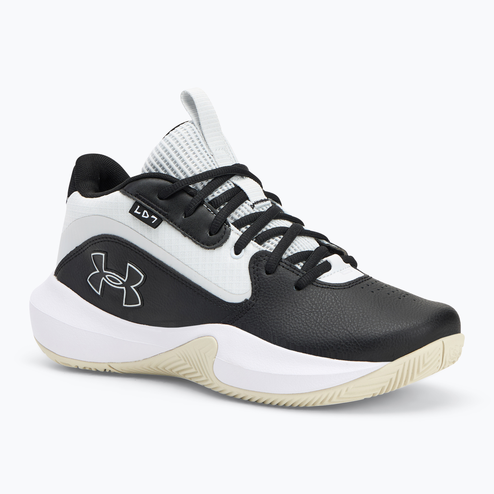 Under Armour Lockdown 7 scarpe da basket nero/argento/grigio scuro (44 EU) (Lockdown 7 3028512-002)