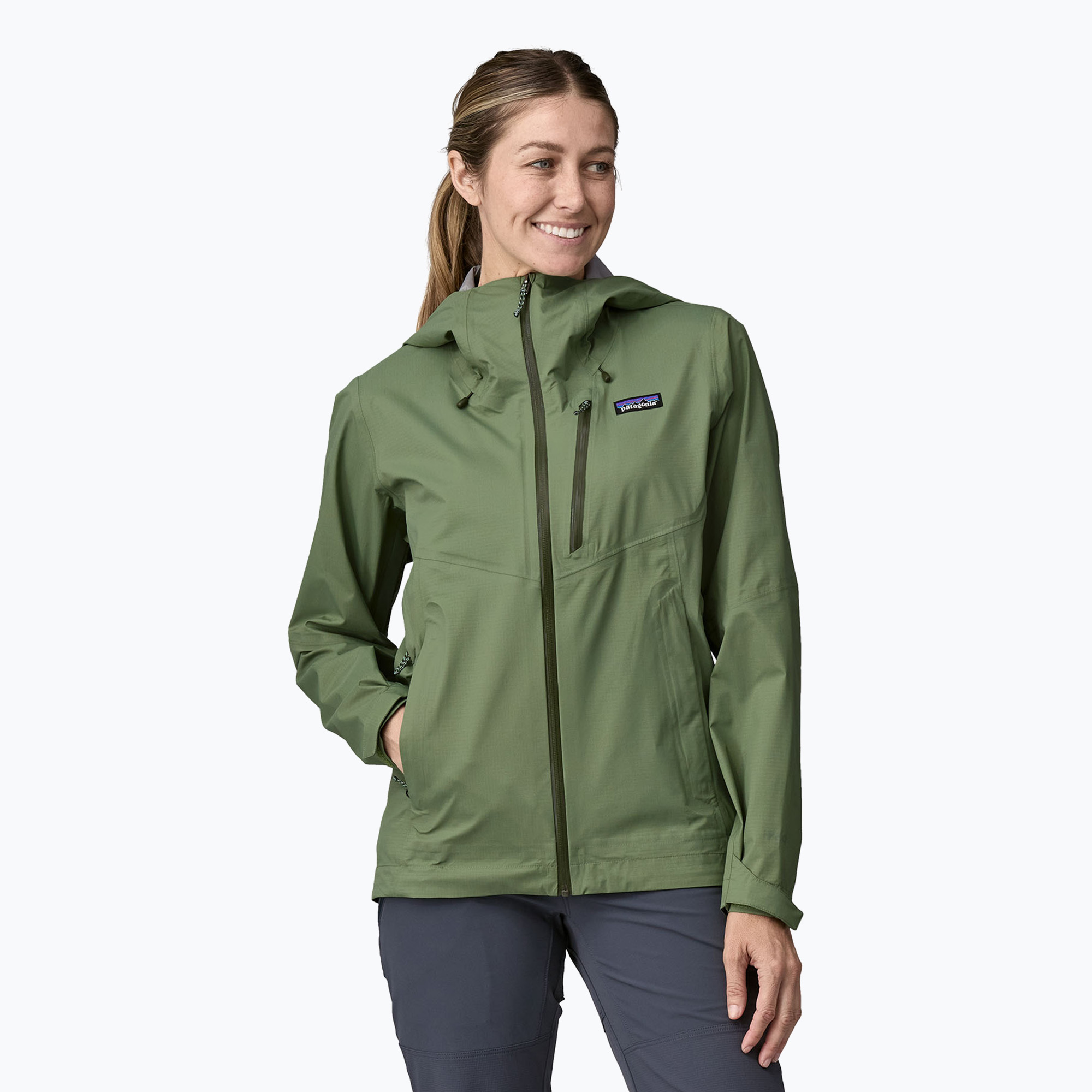 Giacca Patagonia Granite Crest Rain terrain verde da donna (XS) (Granite Crest Rain 85420)