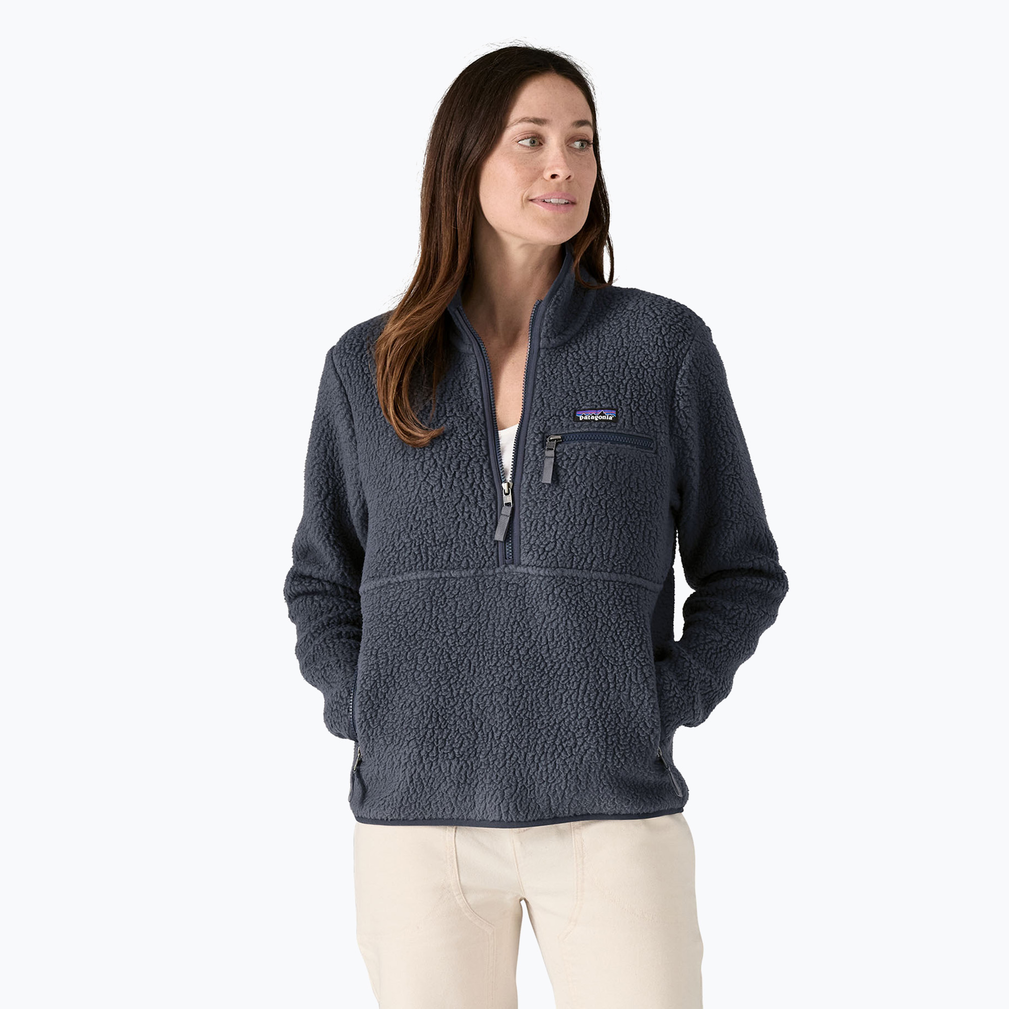 Patagonia Retro Pile felpa in pile da donna Marsupial smolder blu (XL) (Retro Pile Marsupial 22835)