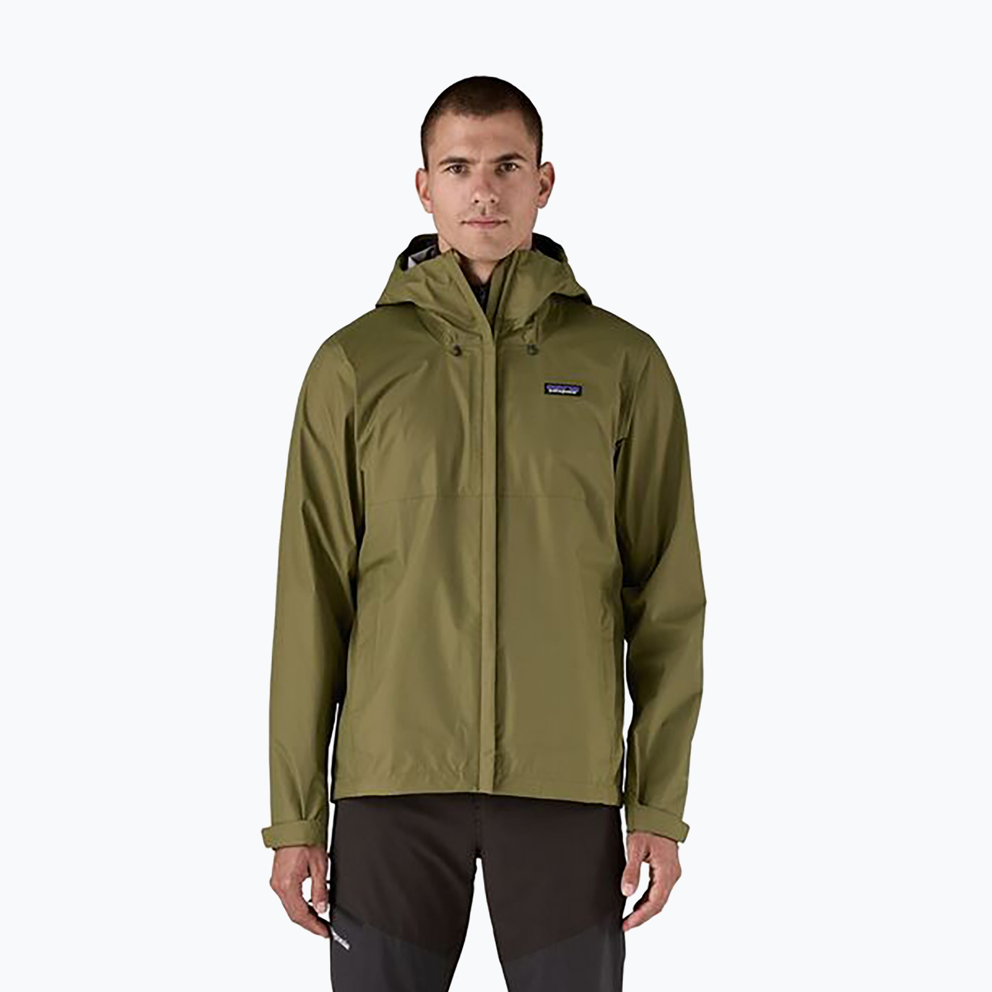 Giacca antipioggia Patagonia Torrentshell 3L da uomo, tenda antipioggia verde