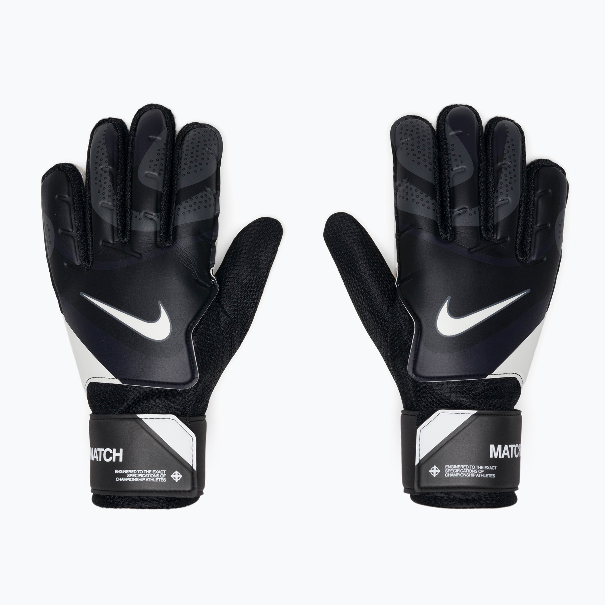 Guanti da portiere Nike Match nero/grigio scuro/bianco (10) (Match FJ4862-011)