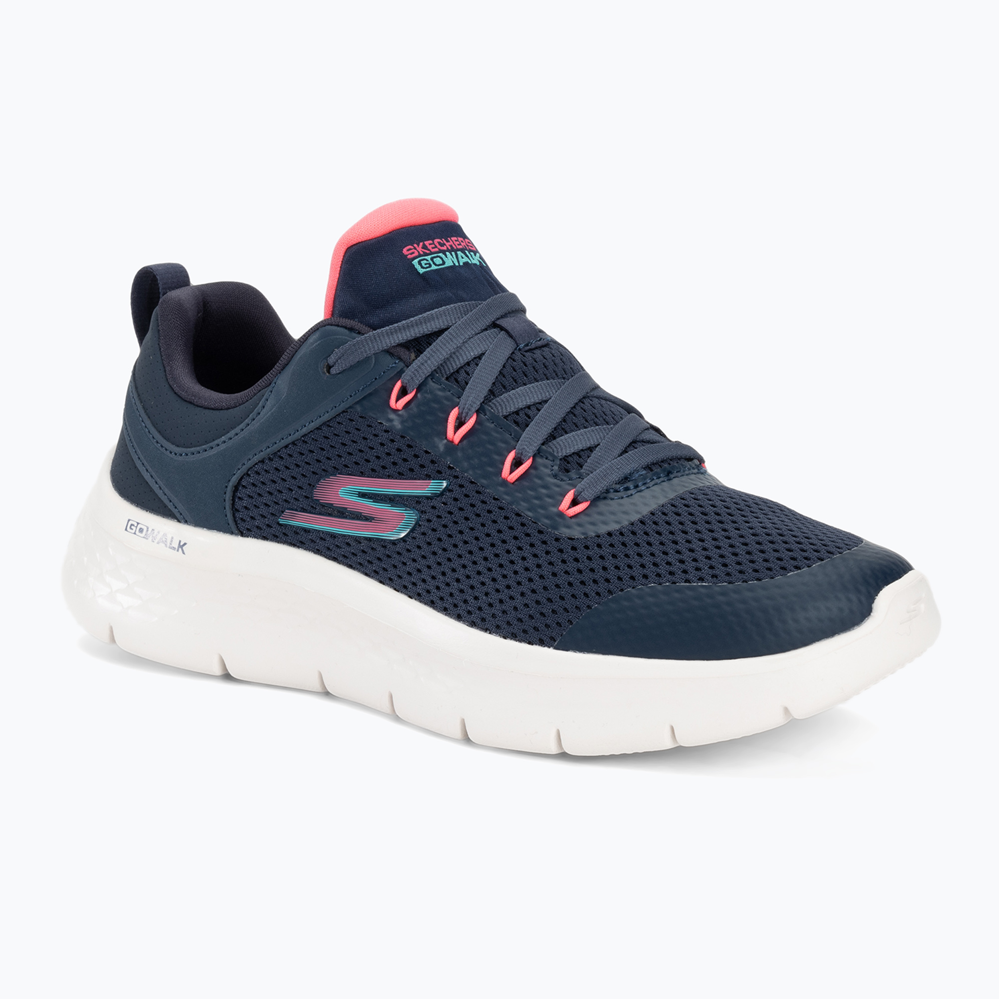 Scarpe SKECHERS Go Walk Flex Caley donna navy/bianco/corallo (37 EU) (Go Walk Flex Caley 124817)