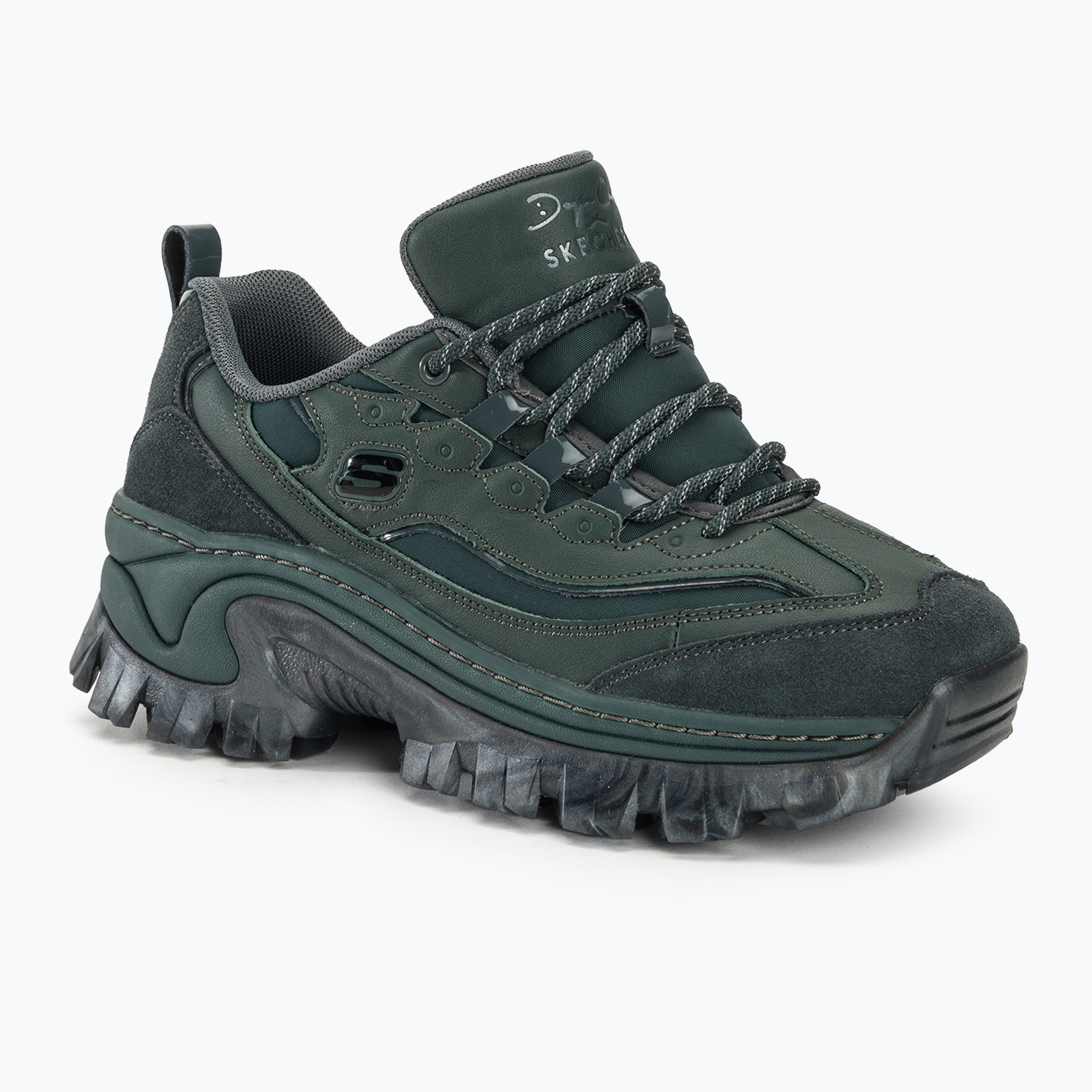 Scarpe SKECHERS Hi-Ryze Doja`Lite Premium donna oliva/nero