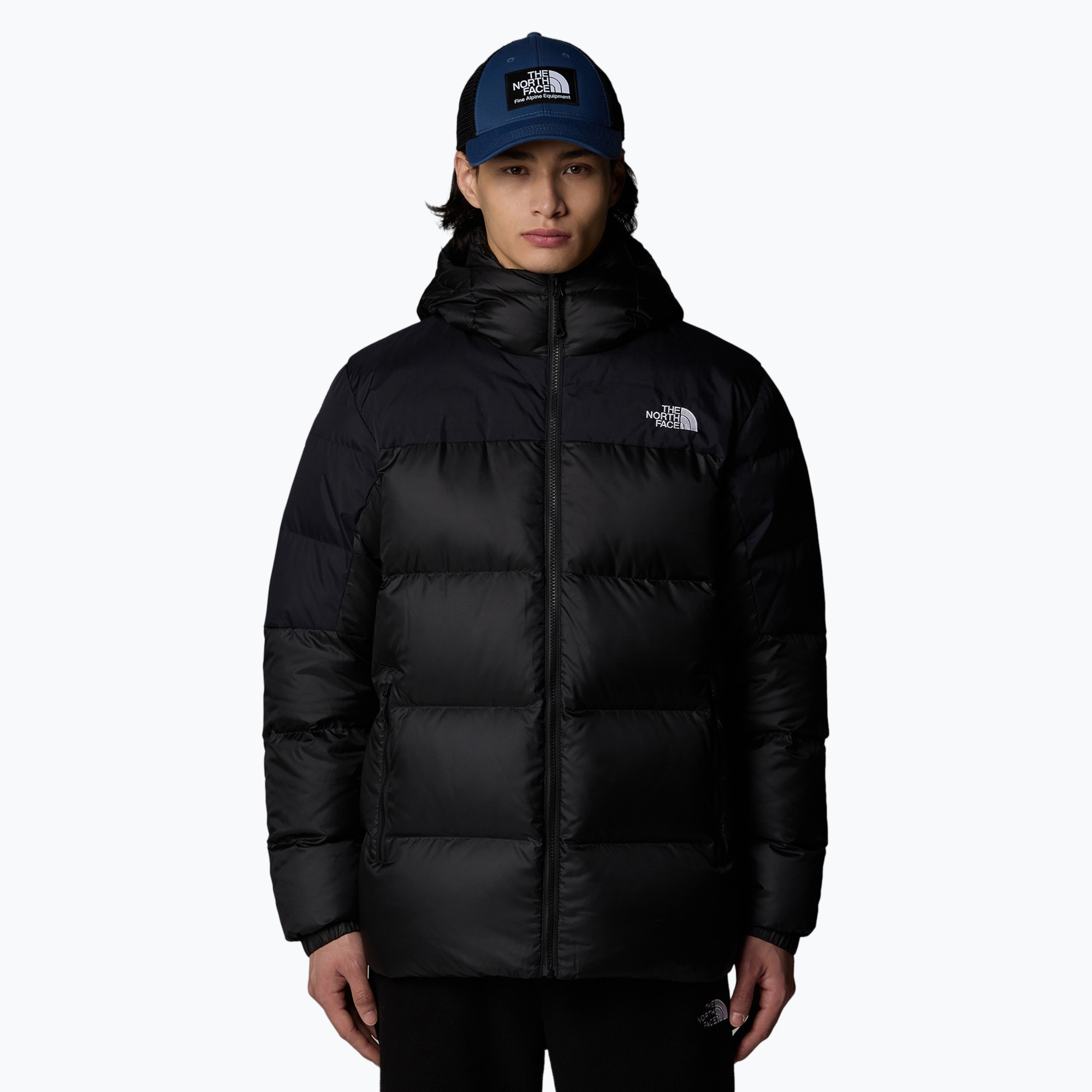 Piumino da uomo The North Face Diablo Down 2.0 Hoodie nero heather/blk (M) (Diablo Down 2.0 Hoodie NF0A8992PH51)