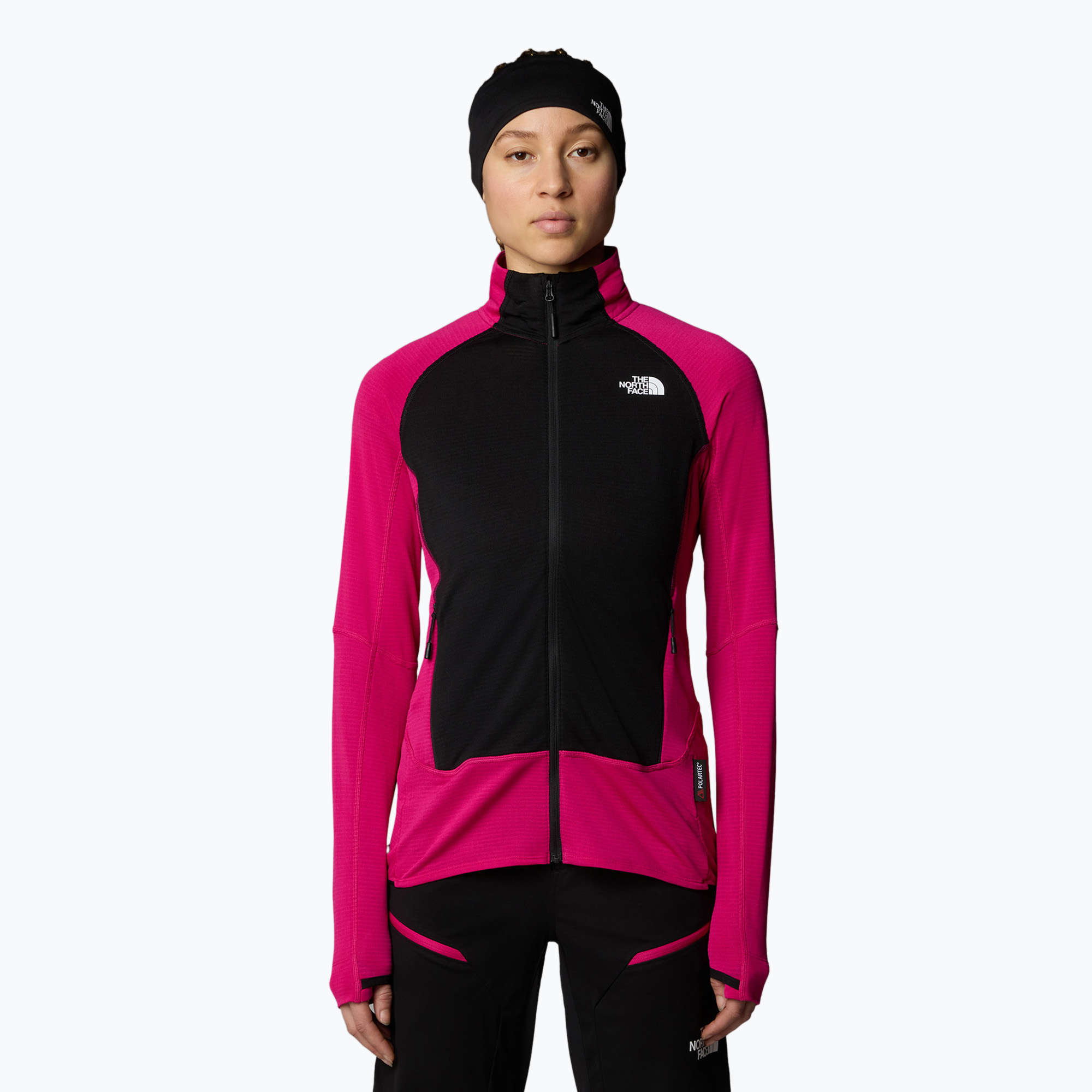 Giacca The North Face Bolt Polartec donna rosa primula/nero (XS) (Bolt Polartec Jacket NF0A825KROM)