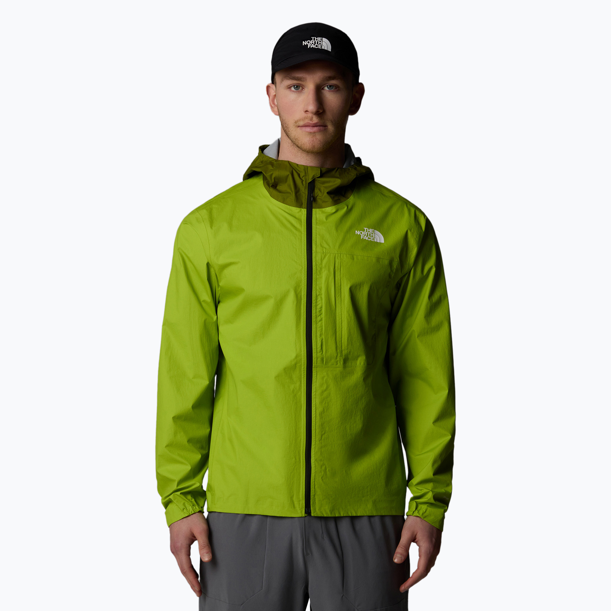 Giacca da corsa The North Face Higher Run Rain Rain da uomo in erba di prato (M) (Higher Run Rain NF0A88Y91MO1)