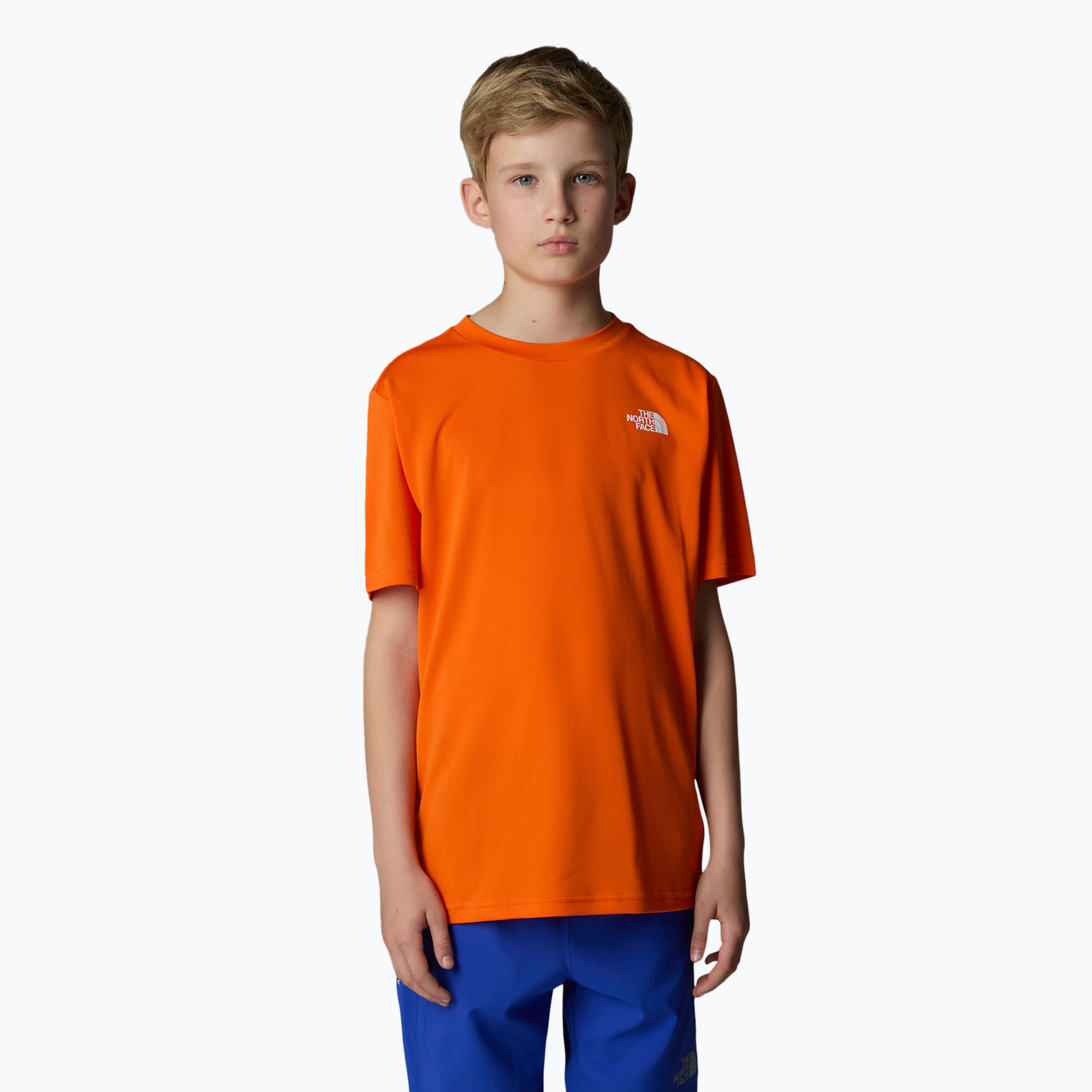 Maglietta da bambino The North Face Reaxion arancione (L) (Reaxion NF0A89VS1OP1006)