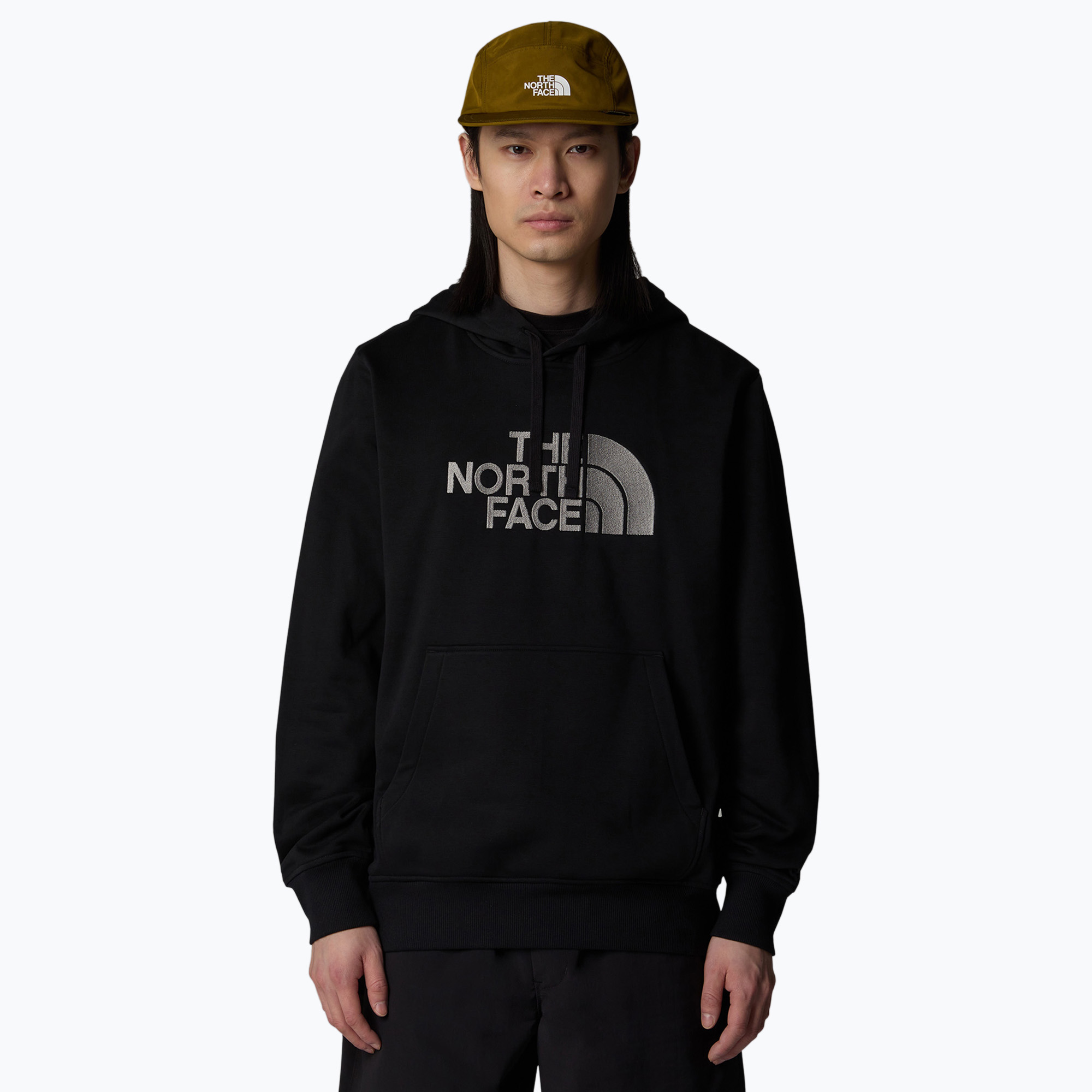 Felpa con cappuccio The North Face Drew Peak Uomo nero (S) (Drew Peak Pullover Hoodie NF0A89EMJK31)