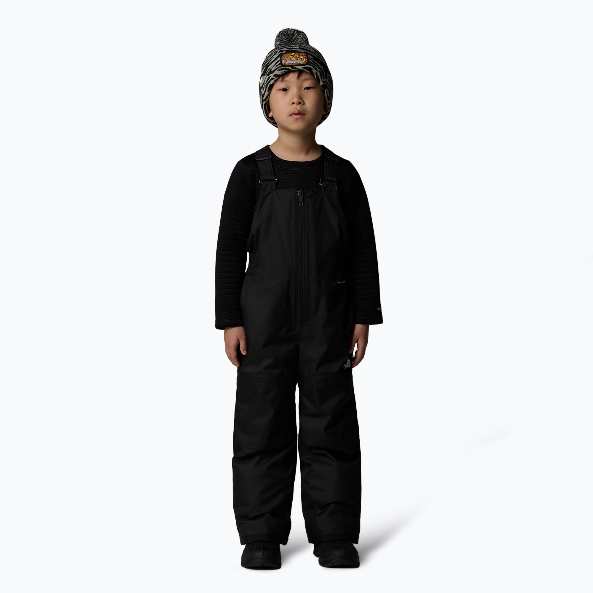 Pantaloni da sci per bambini The North Face Kid Freedom Insulated Bib nero (4) (Kid Freedom Insulated Bib NF0A88VMJK31)