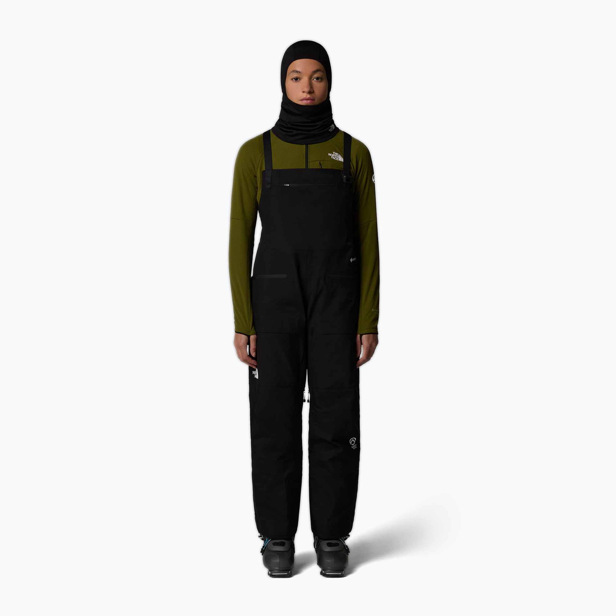 Pantaloni da sci da donna The North Face Verbier GTX Bib nero (M) (Verbier GTX Bib NF0A880DJK31)